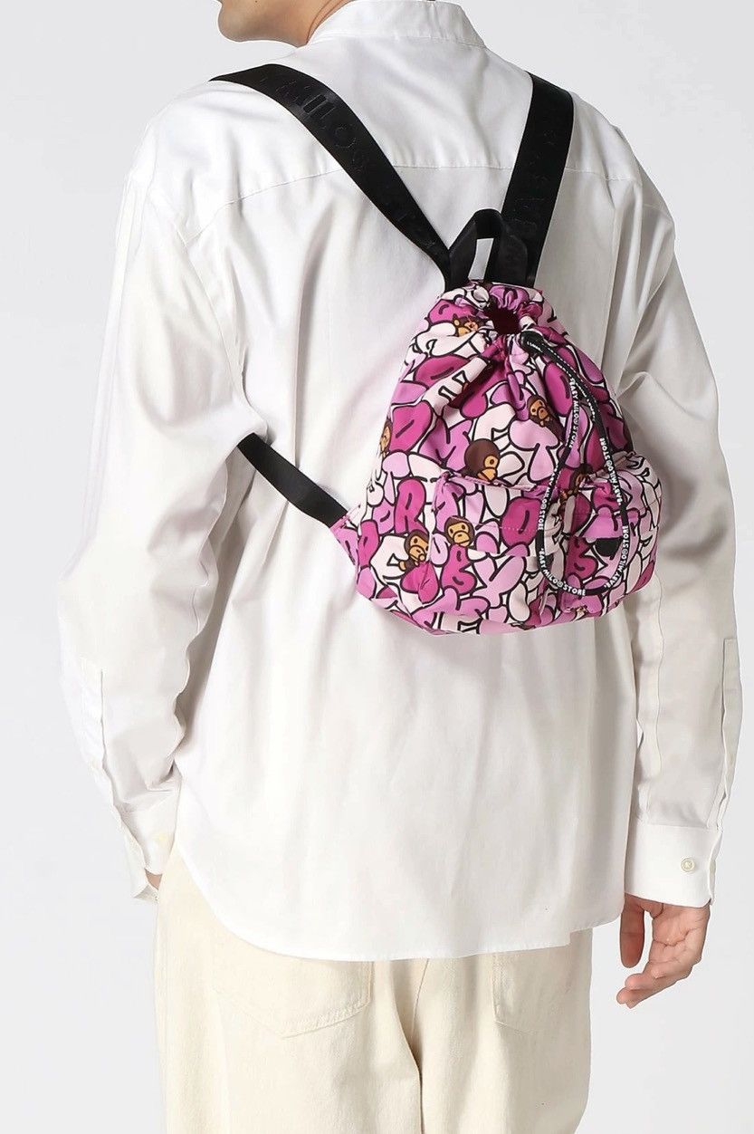 Bape Bape BUBBLE CAMO BUCKET small BACKPACK Size ONE SIZE - 5 Thumbnail