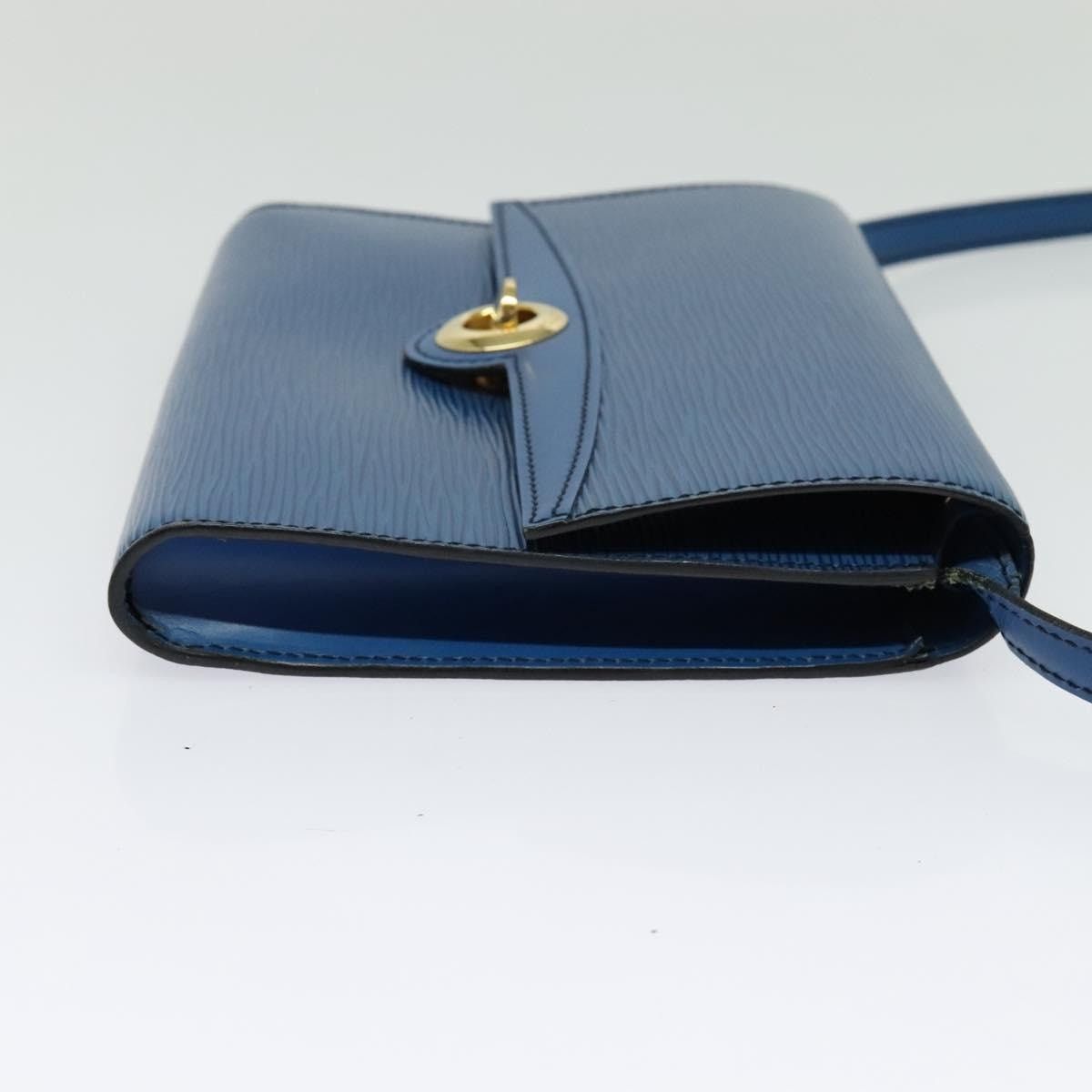 Louis Vuitton LOUIS VUITTON Epi Pochette Arche Shoulder Bag Blue M52575 Size ONE SIZE - 5 Thumbnail