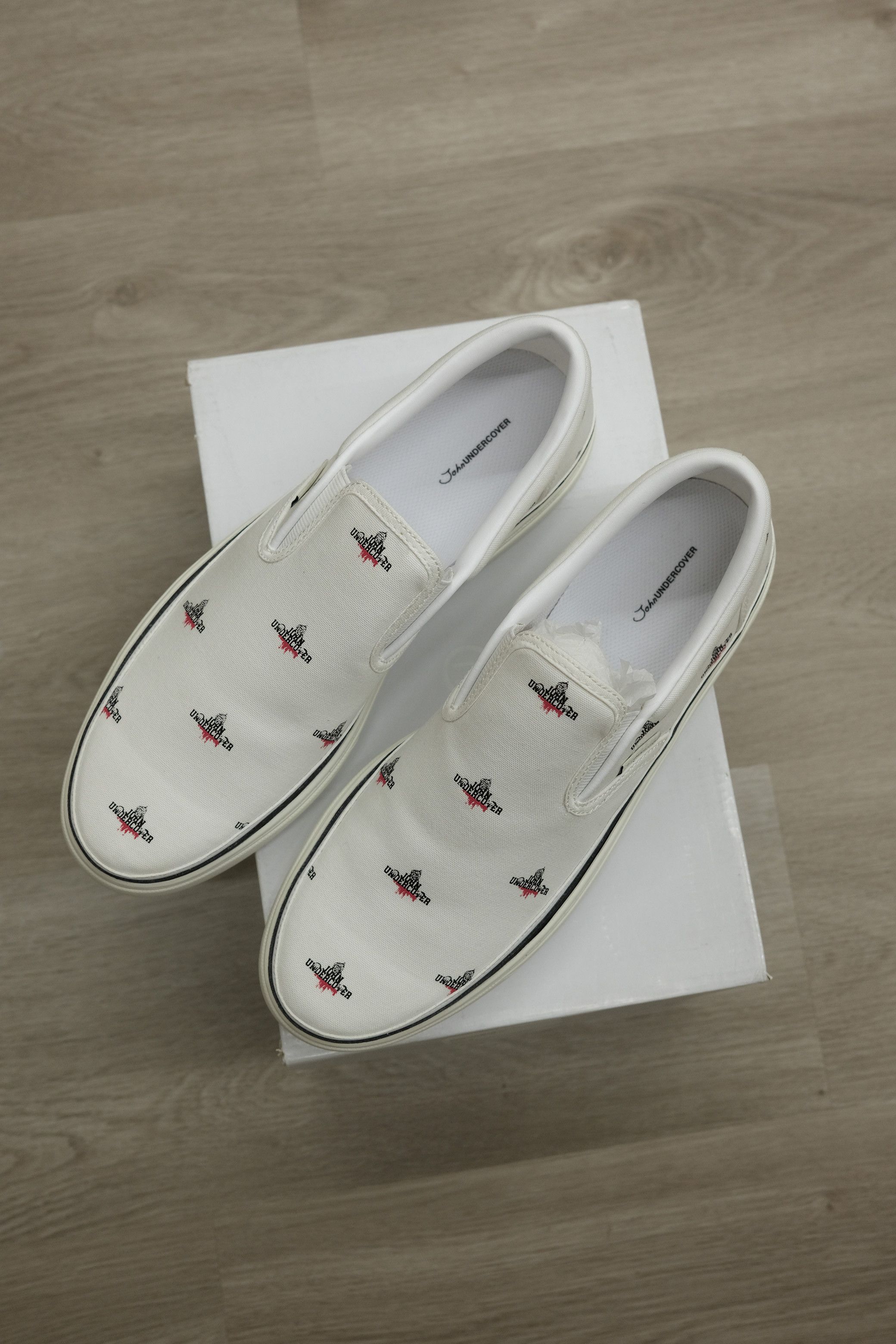 John Undercover John UNDERCOVER Printed Slip On Shoes XL Size US 10.5 / EU 43-44 - 2 Thumbnail