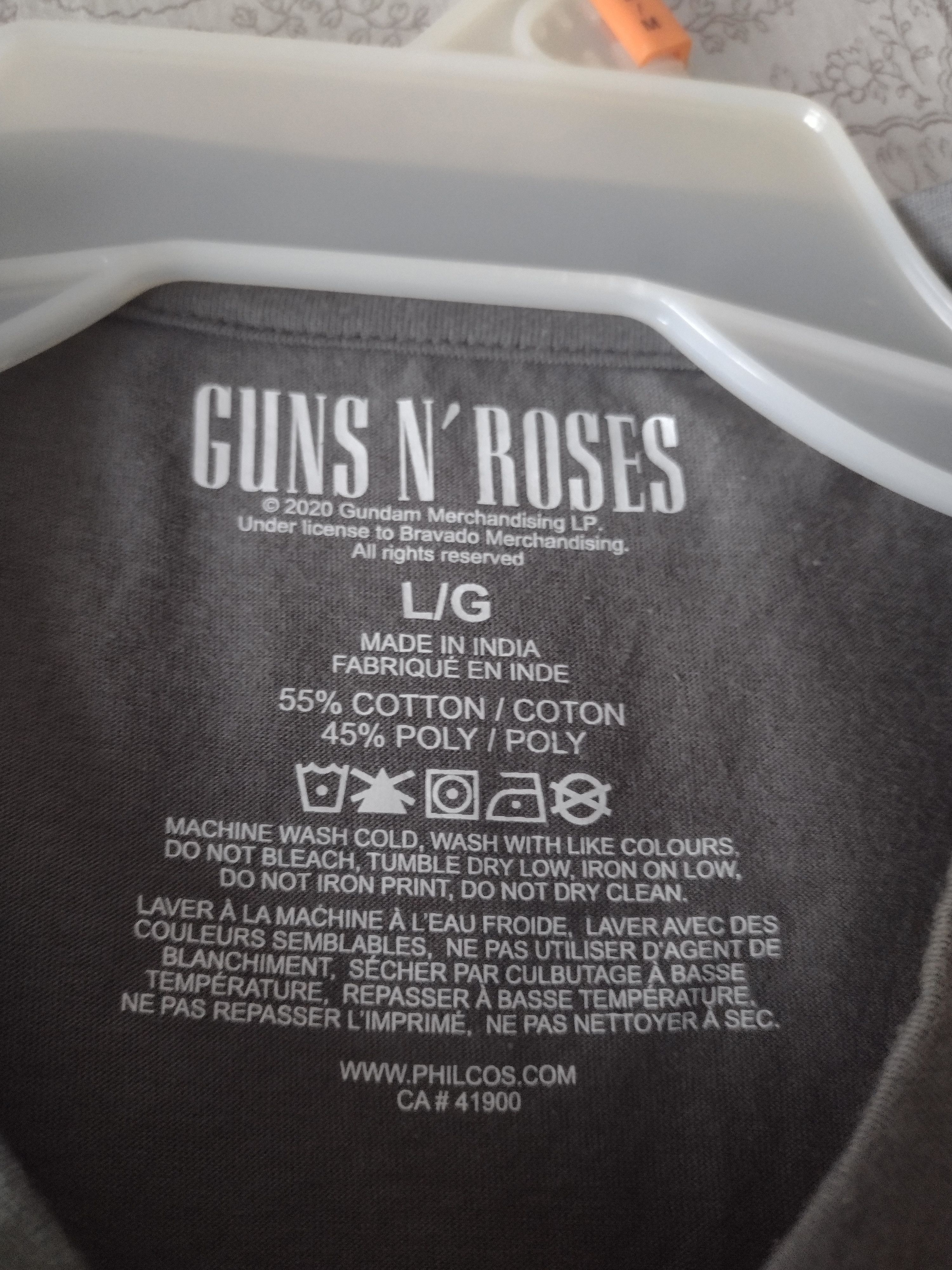 Band Tees Guns N Roses Appetite For Destruction t shirt Size US L / EU 52-54 / 3 - 2 Thumbnail