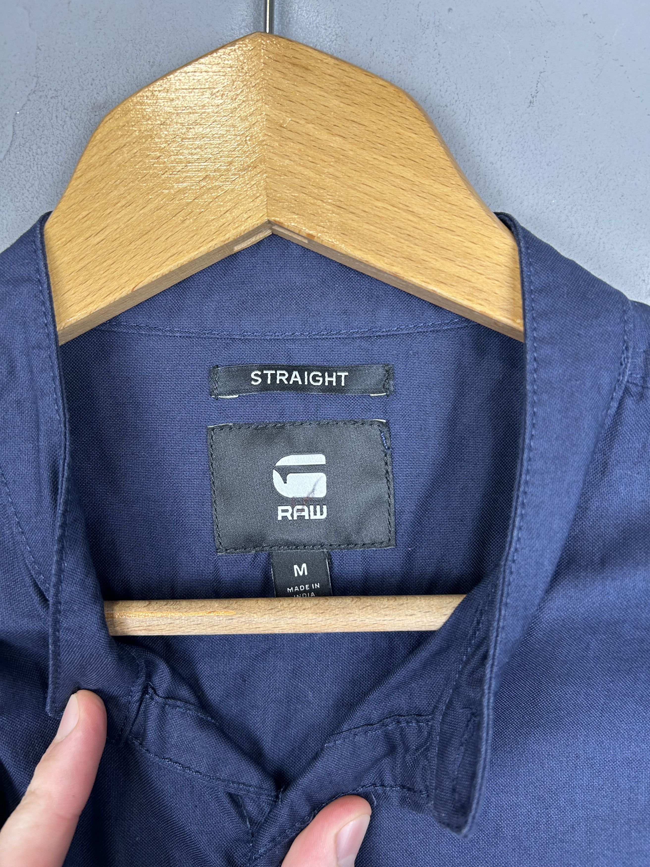 G-Star G-Star Raw Shirt Stalt C-Less Clean Long Sleeve Navy Size US M / EU 48-50 / 2 - 2 Thumbnail