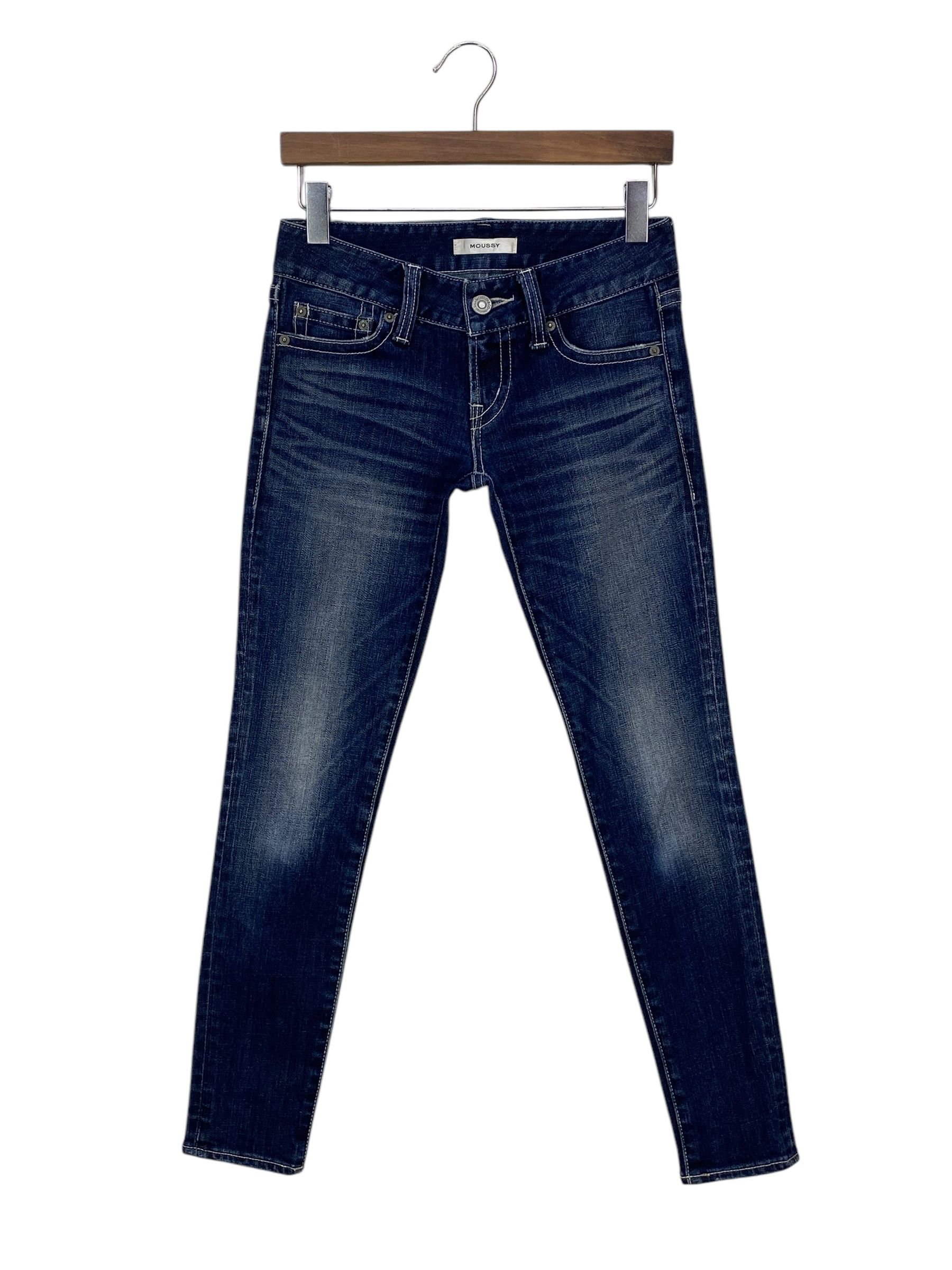 Japanese Brand Moussy Jeans Skinny Jeans Low Rise Jeans Size 25" / US 0 / IT 36 - 2 Thumbnail