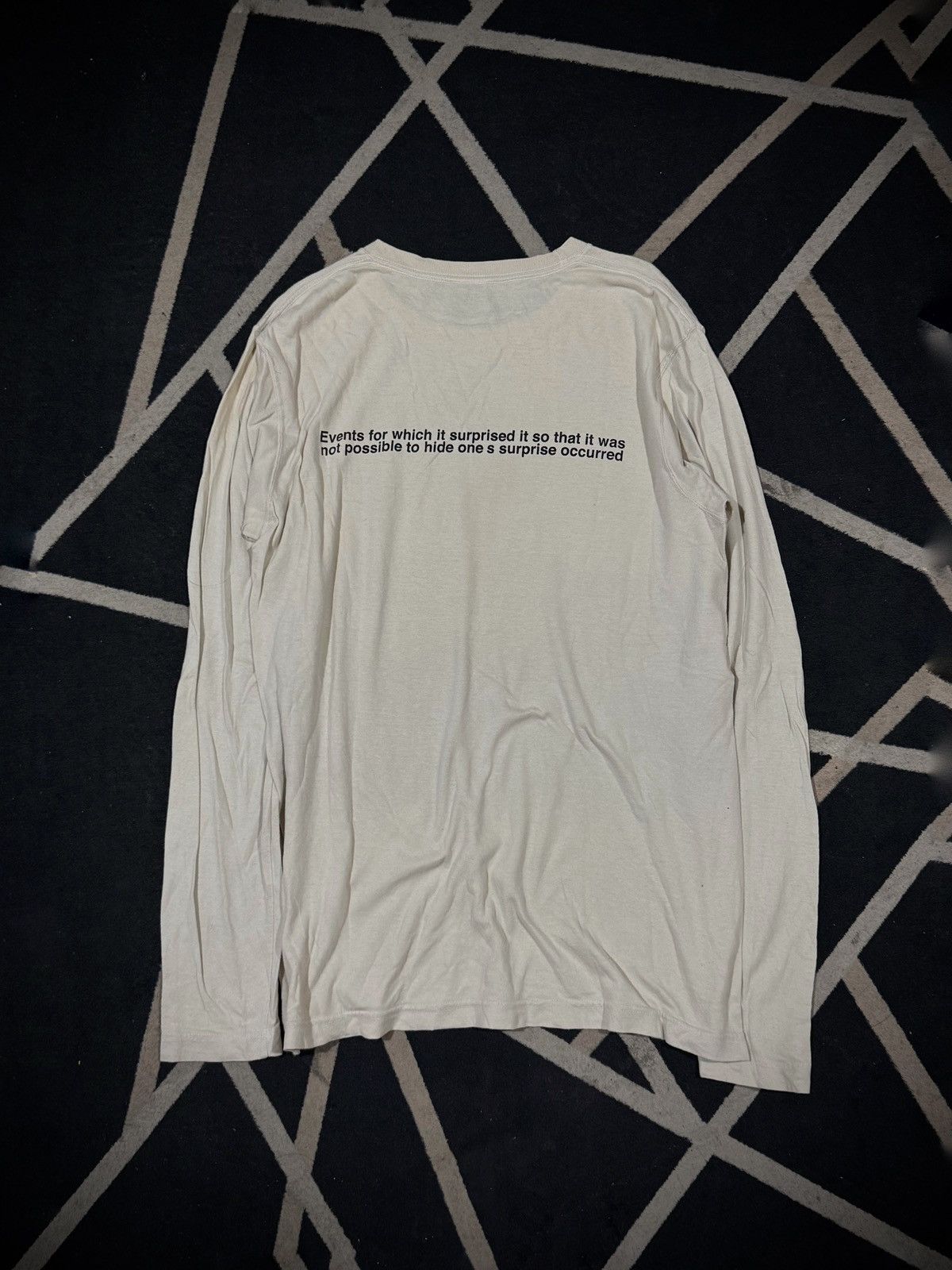Hysteric Glamour Real Words Judgment Poem Japanese Long Sleeve Size US L / EU 52-54 / 3 - 2 Thumbnail