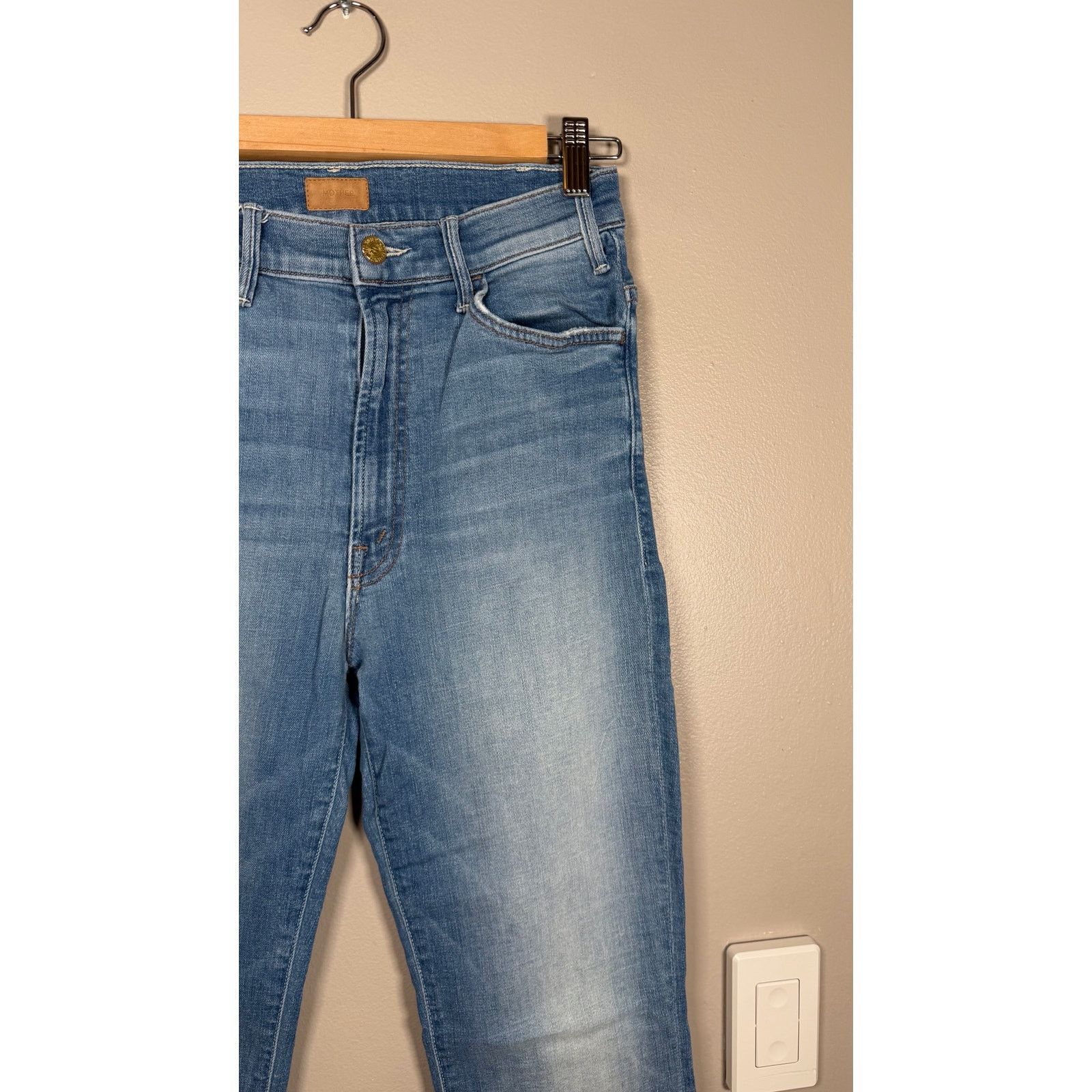 MOTHER Mother The Hustler Ankle Fray Jeans Shaken not Stirred- 27 Size 27" / US 4 / IT 40 - 10 Thumbnail