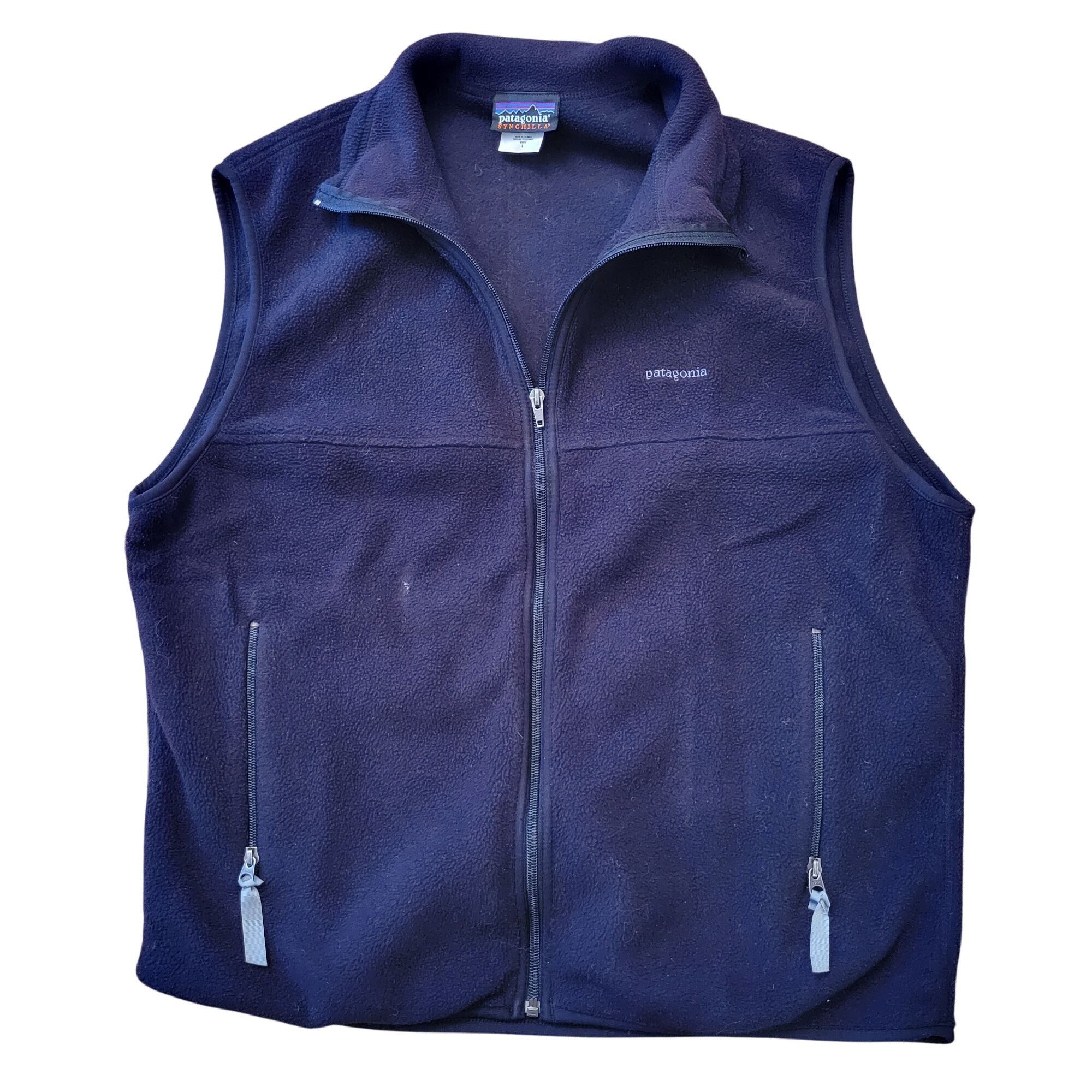 Patagonia Patagonia Synchilla Black Fleece Vest Full Zip L Layering Size US L / EU 52-54 / 3 - 1 Thumbnail