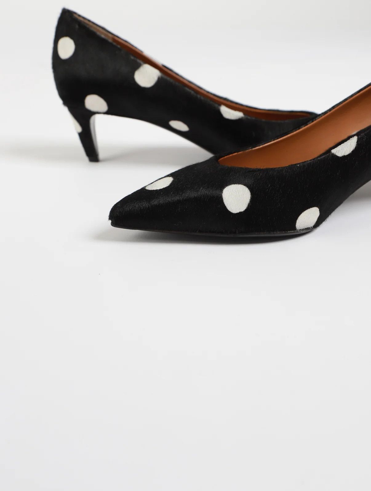 Marni o1w1db10125 Fur Heels in Black/White Size US 9 / IT 39 - 4 Thumbnail