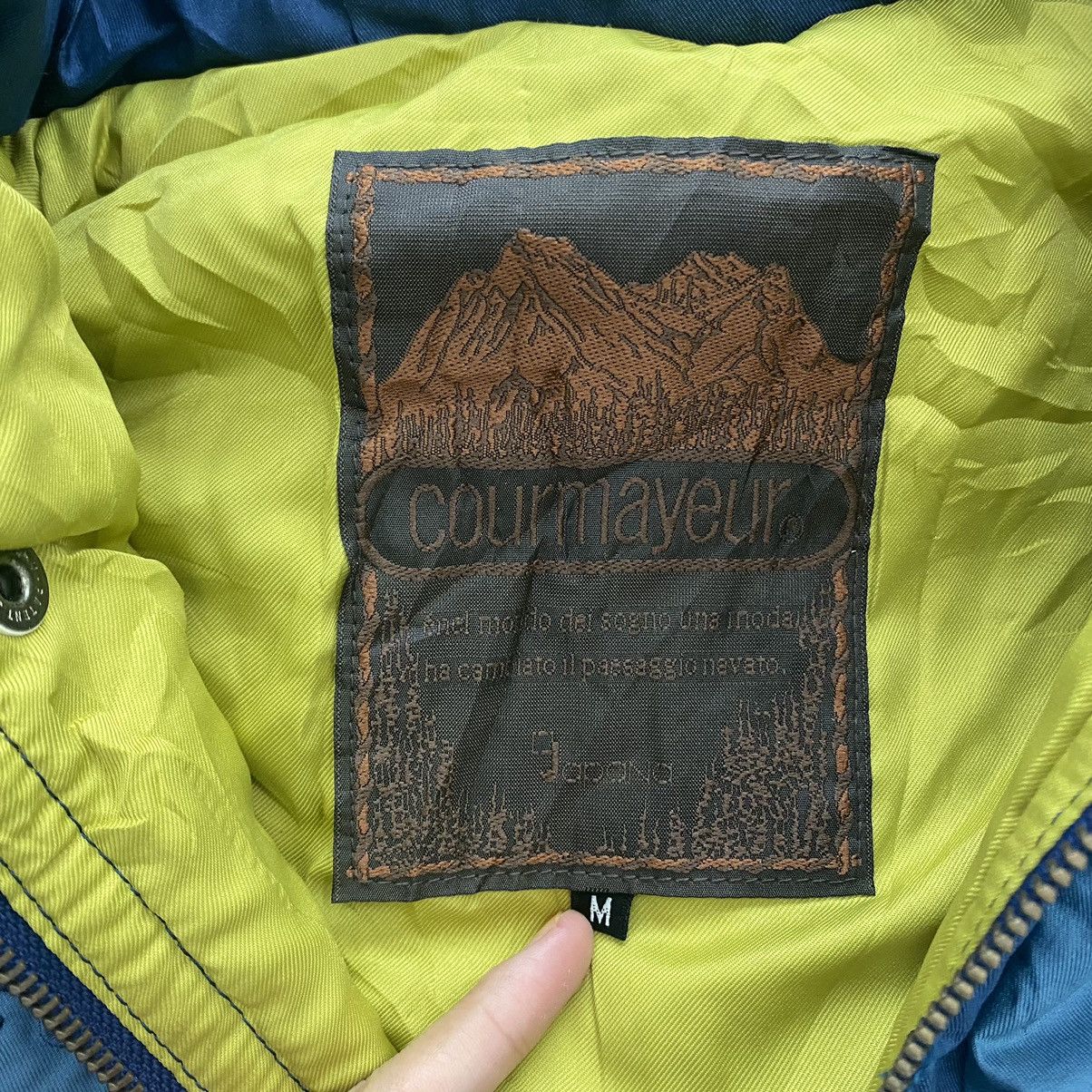 Japanese Brand COURMAYEUR Japan Hooded Winter Ski Surf Patchwork Design Size M / US 6-8 / IT 42-44 - 7 Thumbnail