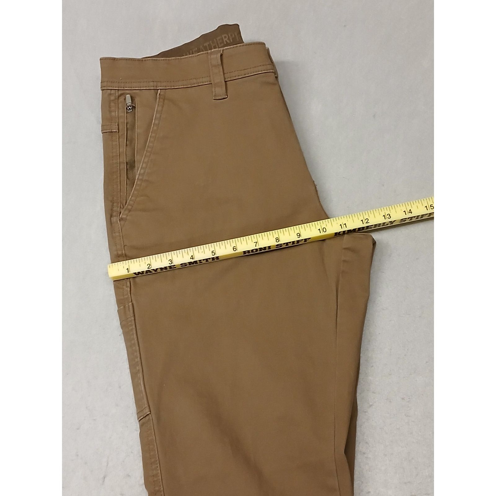 Weatherproof Weatherproof (32x30) Men's Brown Straight Leg Utility Pants Size US 32 / EU 48 - 6 Thumbnail