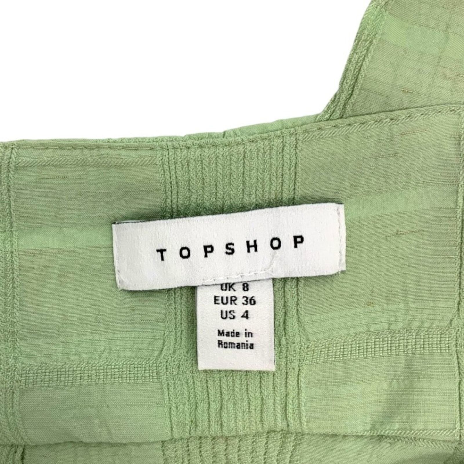 Topshop TopShop Cold Shoulder Top Sage Green Size 4 NWOT $48 MSRP Size S / US 4 / IT 40 - 4 Thumbnail