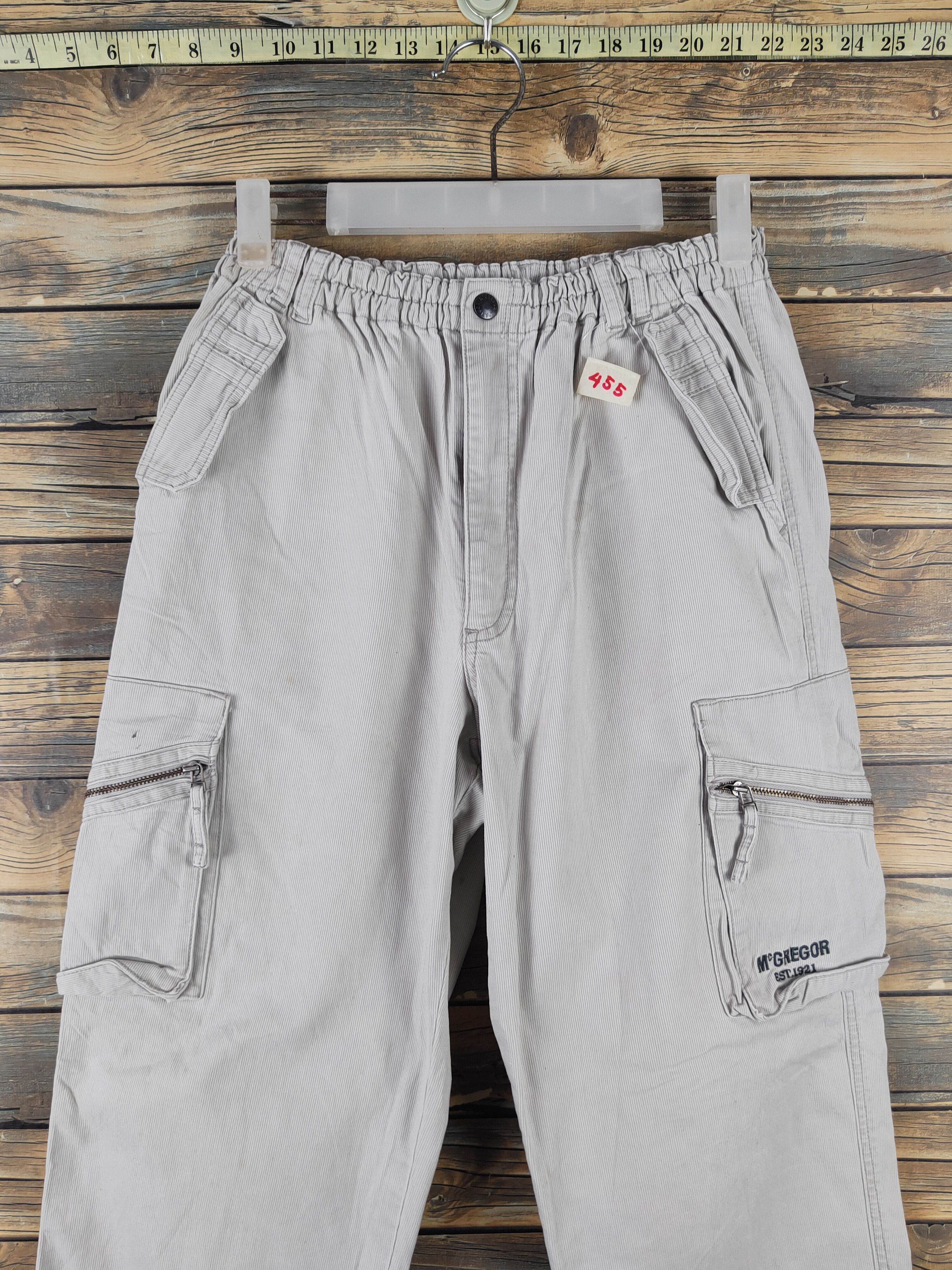 McGregor McGregor Gray Multipocket Tactical Cargo Pants #455 Size US 29 - 2 Thumbnail