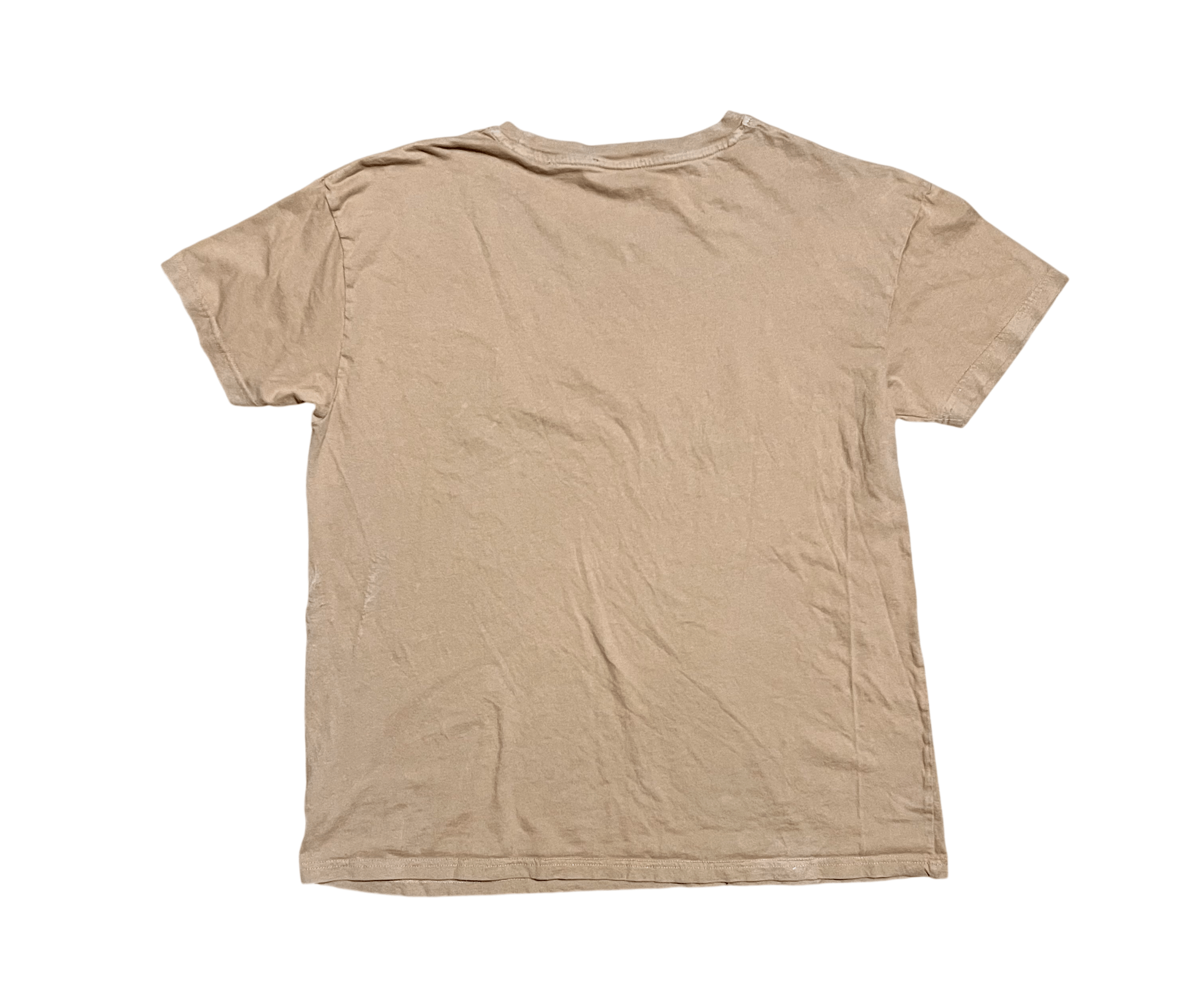 Other Nash Raised Logo Beige Earth Tone Streetwear T-Shirt Size US XL / EU 56 / 4 - 3 Thumbnail
