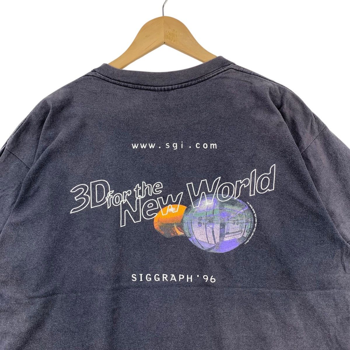 Vintage Vintage SIGGRAPH 1996 3D For The New World Usa Delta Tshirt Size US XL / EU 56 / 4 - 2 Thumbnail