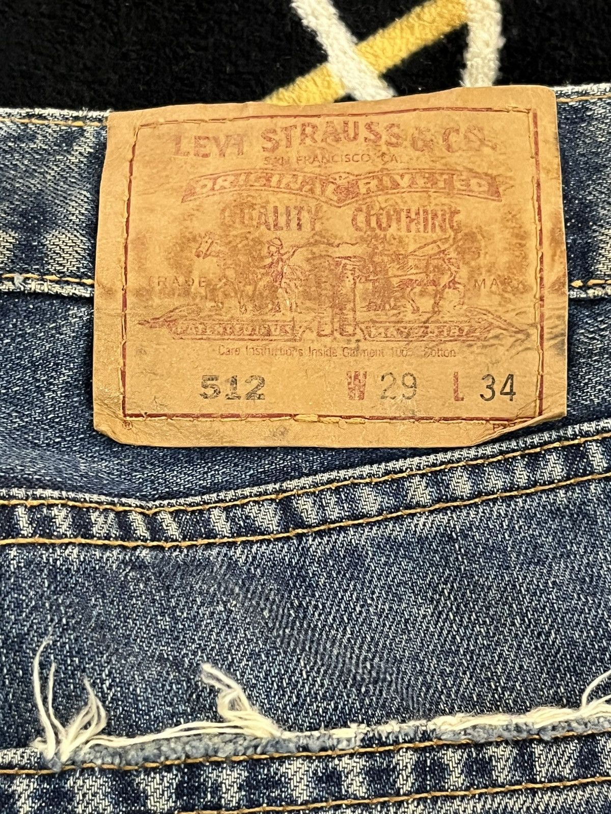 LVC × Levi's × Levi's Vintage Clothing Vintage Levi’s 512 Mudwash Distressed Denim Size US 29 - 10 Thumbnail