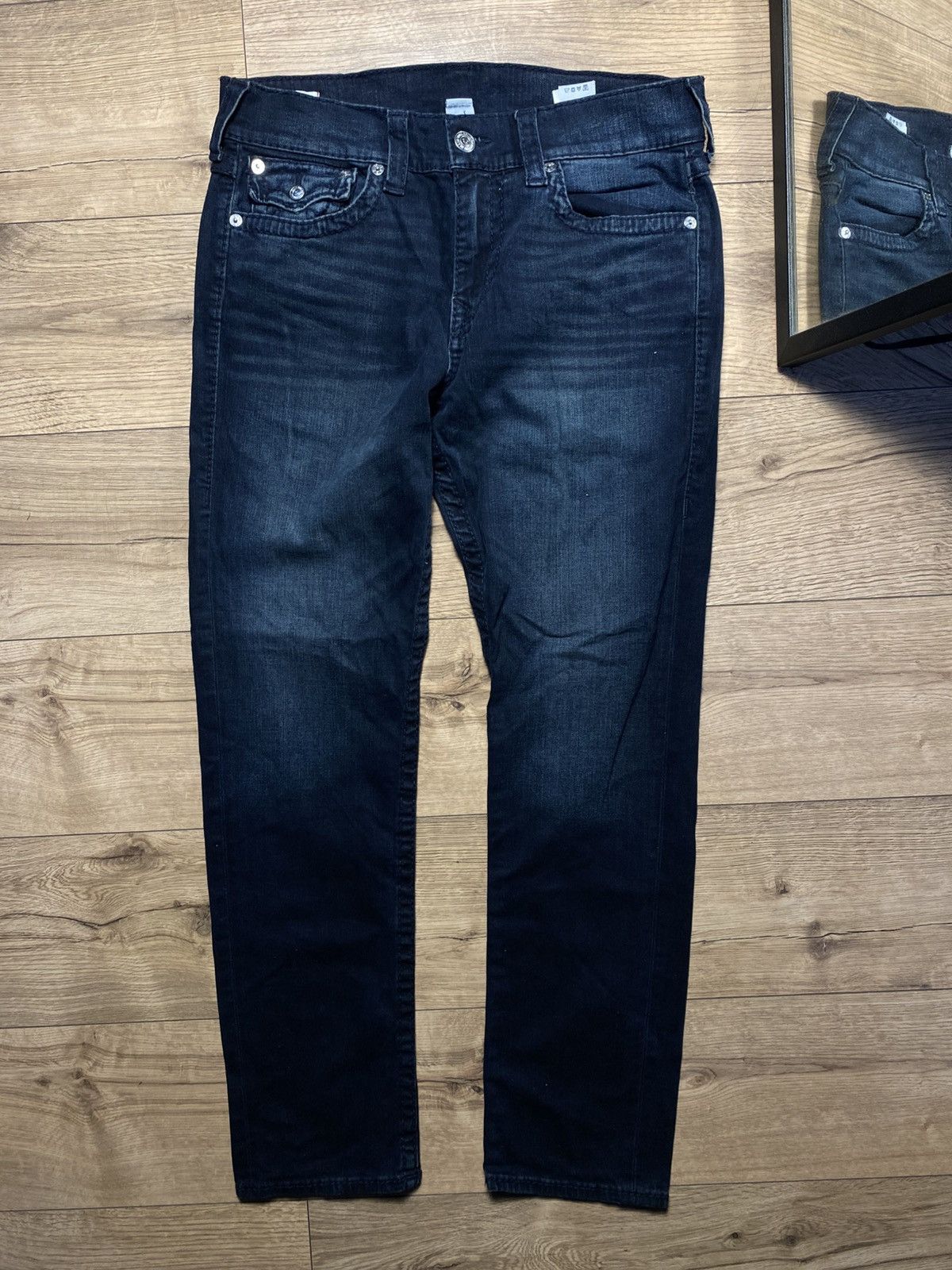 True Religion True Religion Geno Relaxed Slim Mens Jeans Size 32 Dark Size US 32 / EU 48 - 1 Thumbnail