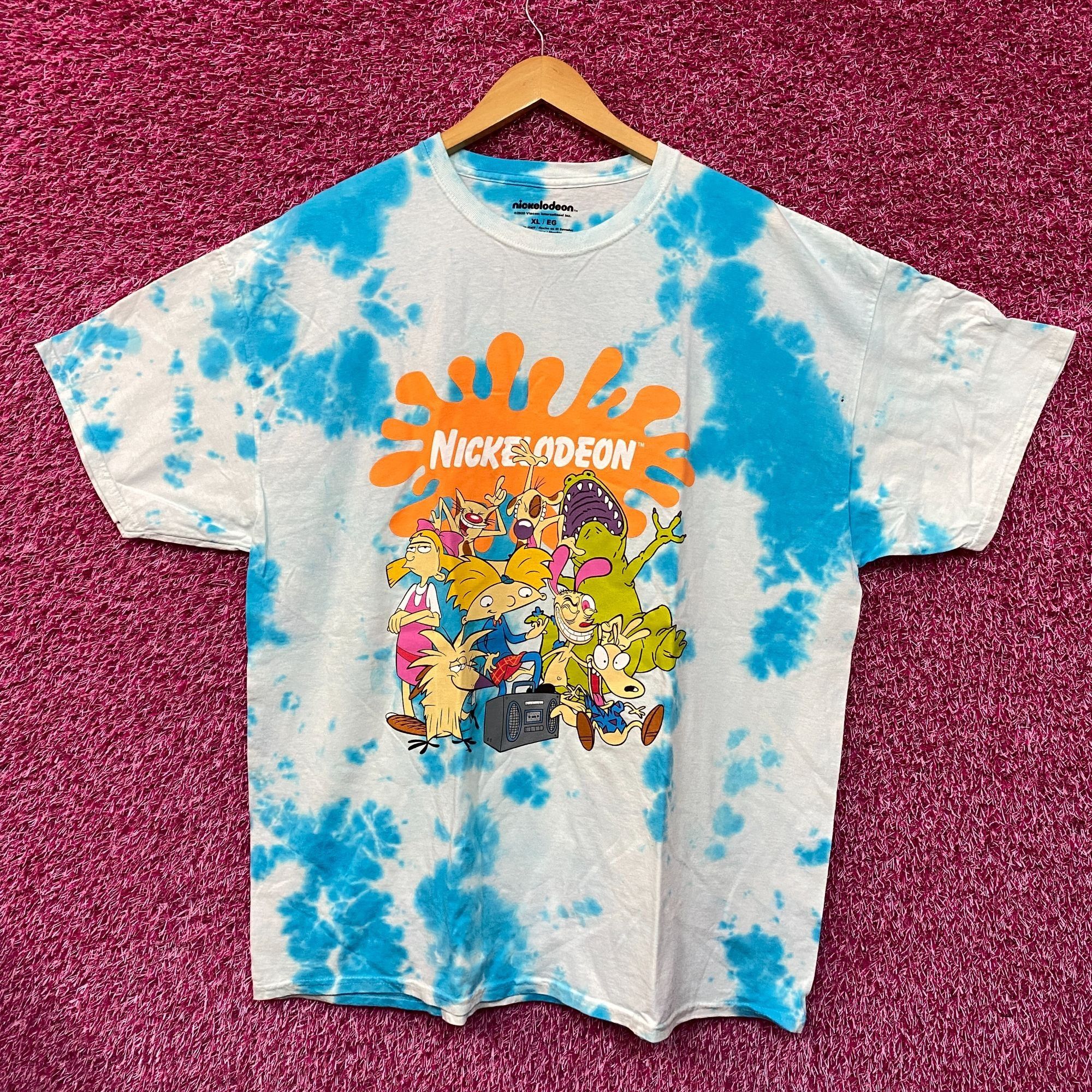 Nickelodeon Nickelodeon Best Ofblue/white tie dye Tshirt size extra larg Size US XL / EU 56 / 4 - 1 Thumbnail
