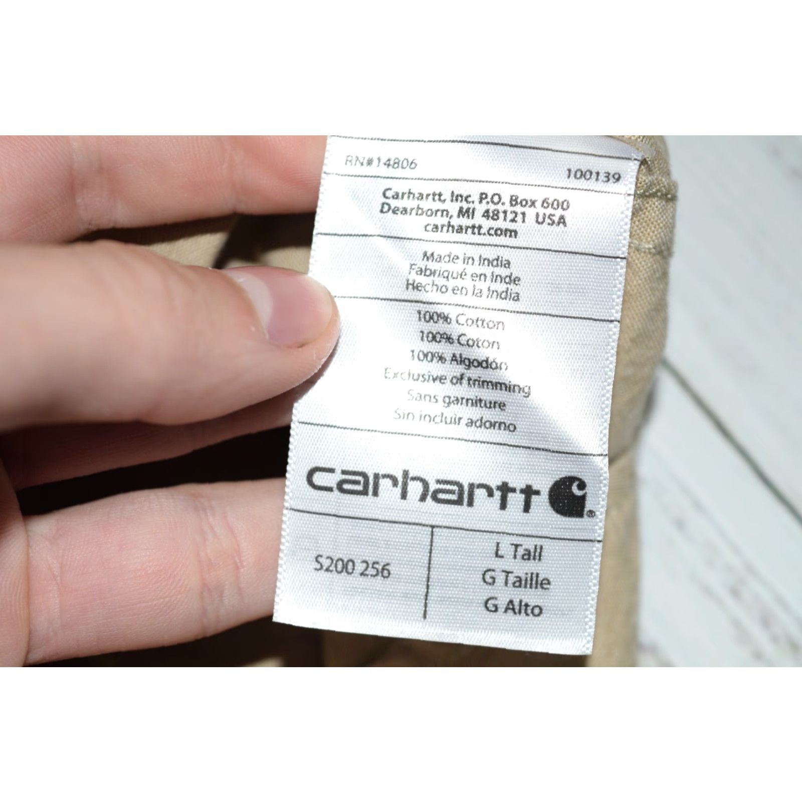 Carhartt VINTAGE Carhartt Relaxed Fit Work Chambray Casual Mens Shirt Tan Short Sleeve Large Tall Size US L / EU 52-54 / 3 - 5 Thumbnail
