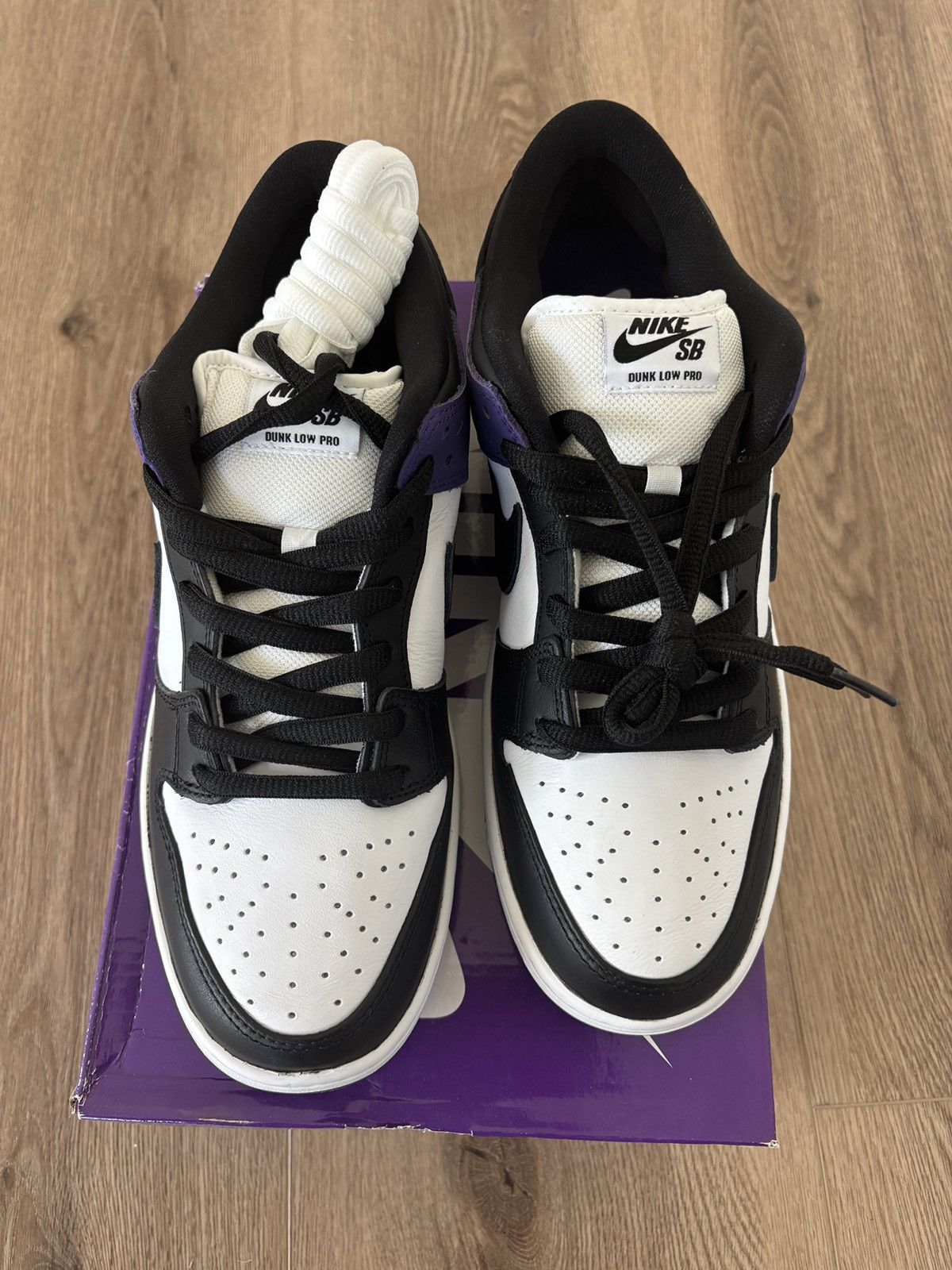 Nike Nike SB Dunk Low Pro Court Purple Size US 11.5 / EU 44-45 - 2 Thumbnail