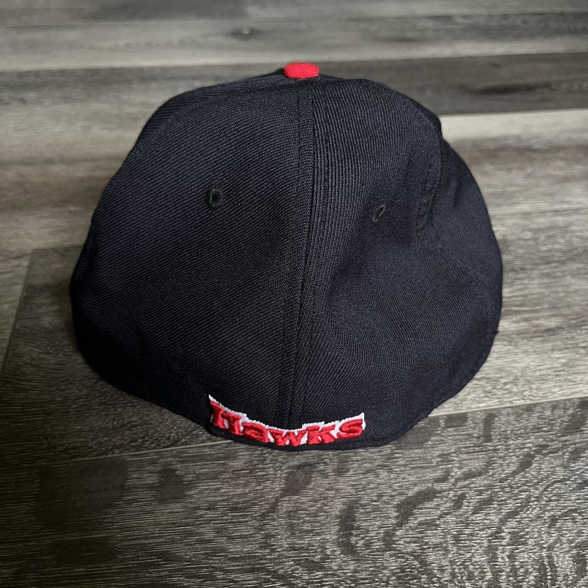 New Era NBA New Era Atlanta Hawks Hardwood Classics Fitted Hat 7 1/2 Size ONE SIZE - 4 Thumbnail