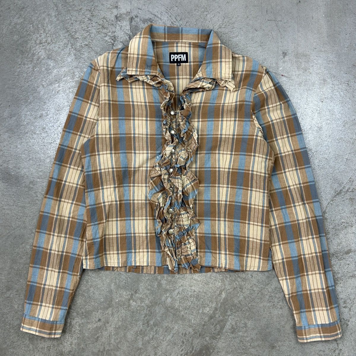 Japanese Brand × Vintage PPFM - Laced Blouse Size M / US 6-8 / IT 42-44 - 13 Thumbnail