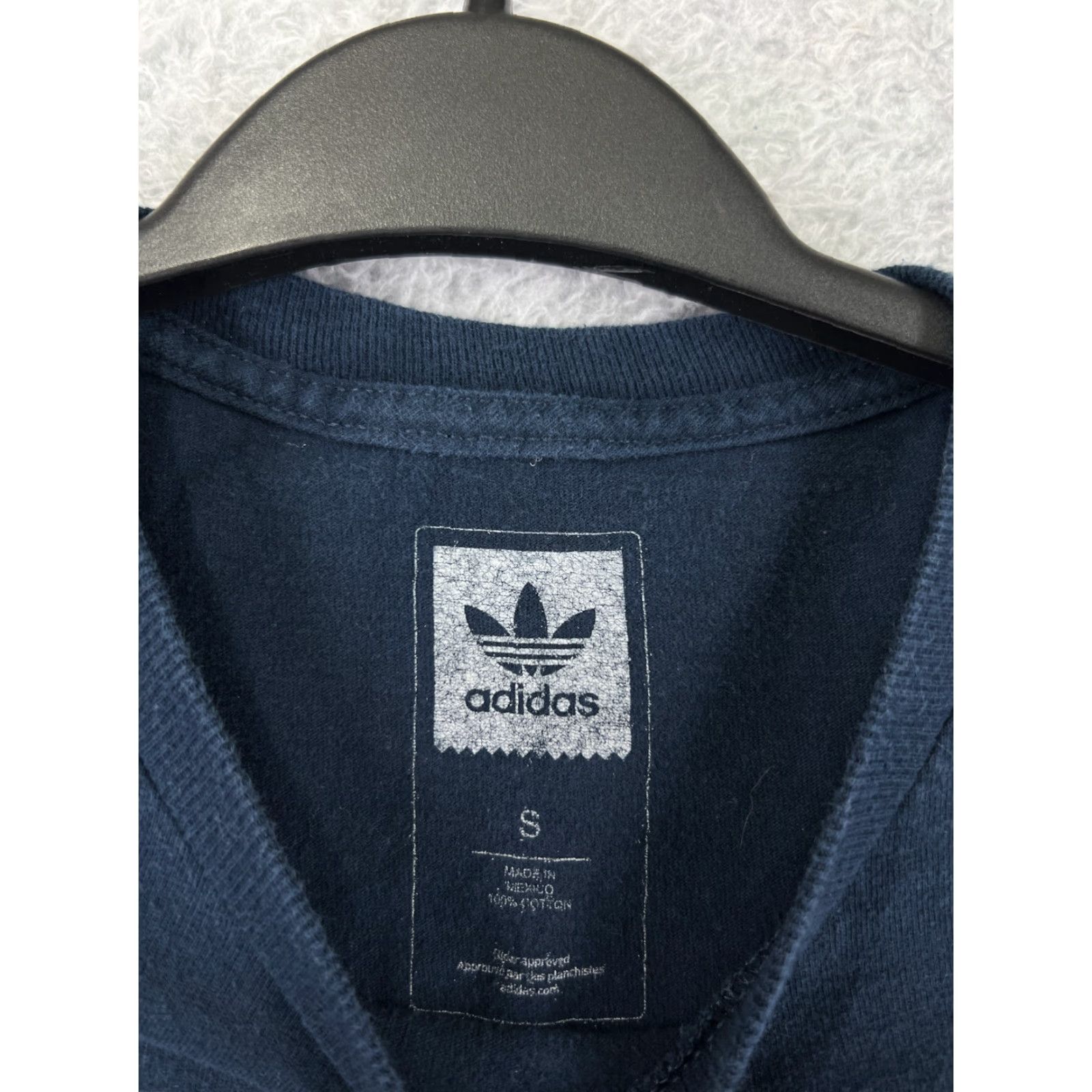 Adidas Adidas Shirt Mens Small Blue White Graphic Print Trefoil Logo Short Sleeve Crewneck T-Shirt - Regular Fit, 100% Cotton Size US S / EU 44-46 / 1 - 4 Thumbnail
