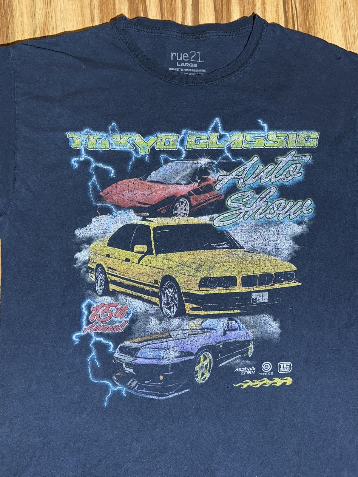 rue21 Rue21 Tokyo Classic Auto Show Men's Car Graphic T-Shirt Size US L / EU 52-54 / 3 - 3 Thumbnail