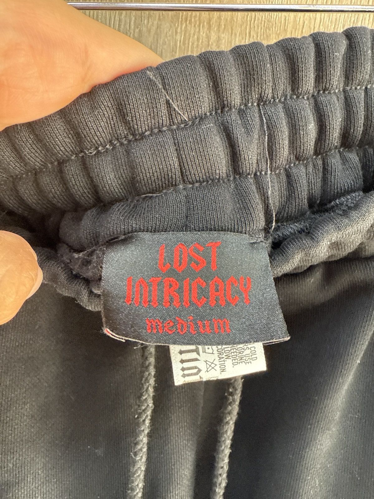 LOST INTRICACY Lost Intricacy Black Sweatpants Size US 32 / EU 48 - 5 Thumbnail