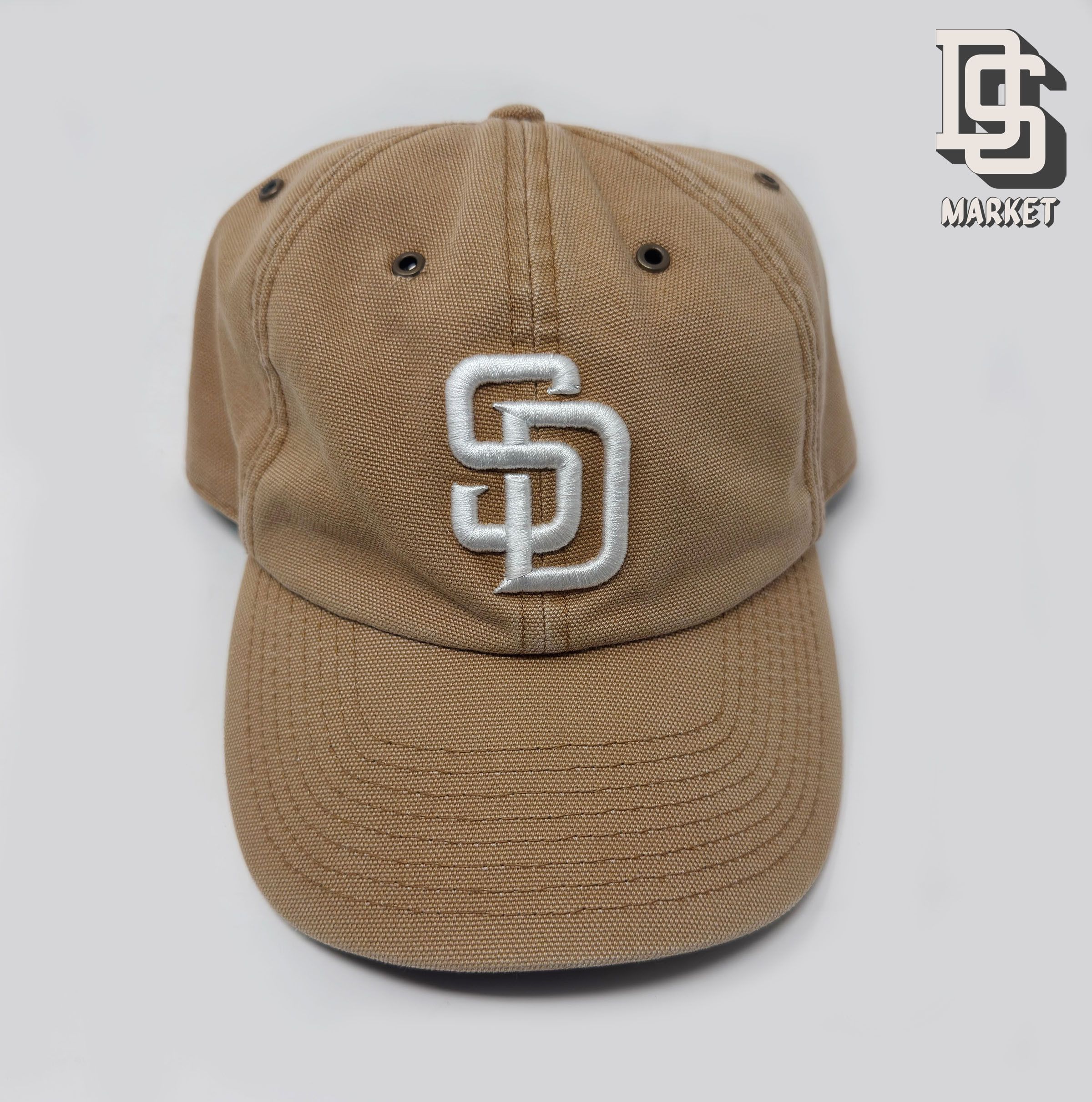 RARE SAN DIEGO PADRES 47 CARHARTT CAP CLEANUP ADJUSTABLE HAT