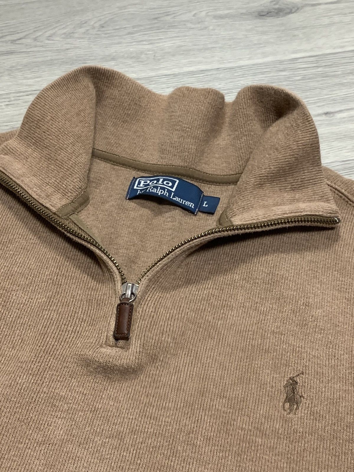 RRL Ralph Lauren Polo Ralph Lauren vintage half zipper mens size L Size US L / EU 52-54 / 3 - 3 Thumbnail