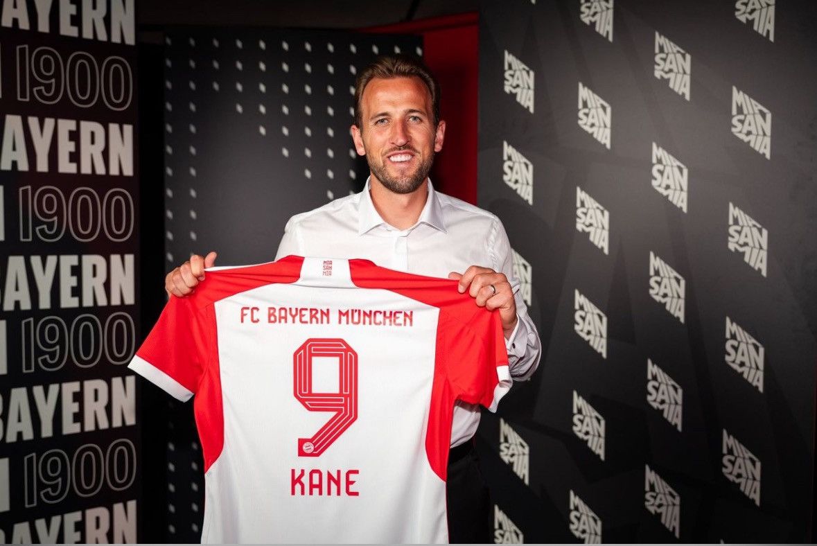 Adidas Adidas Harry Kane 23/24 Bayern Munich Home Shirt/Jersey 2024 Size US L / EU 52-54 / 3 - 2 Thumbnail