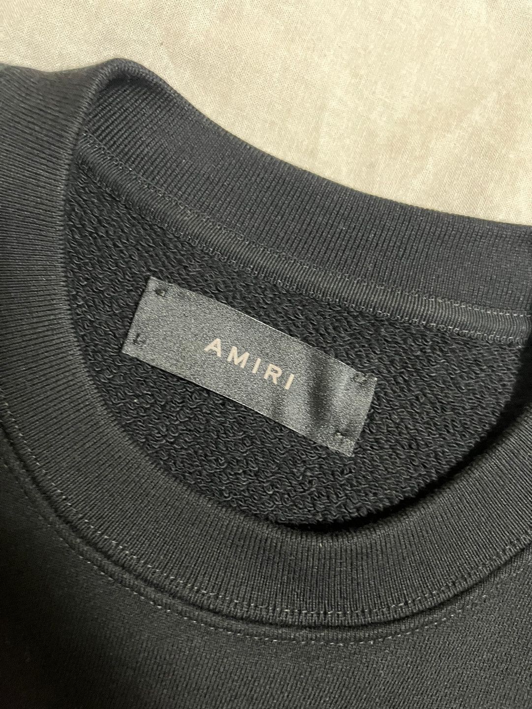 Amiri × Wes Lang Amiri Wes Lang Arch Logo Sweatshirt / Black Size US M / EU 48-50 / 2 - 2 Thumbnail