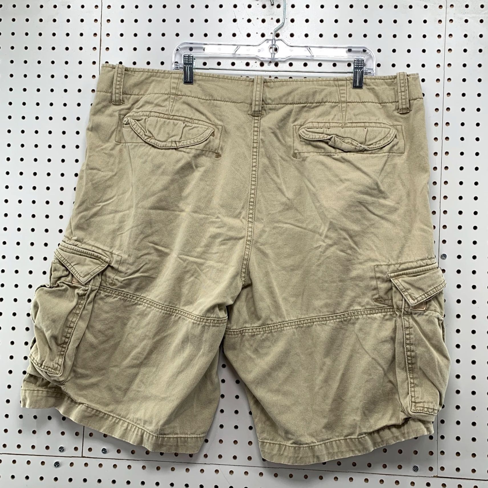 Polo Ralph Lauren VINTAGE Polo Ralph Lauren Military Cargo Shorts Mens 40 44x12 Khaki Utility Baggy Size US L / EU 52-54 / 3 - 2 Thumbnail