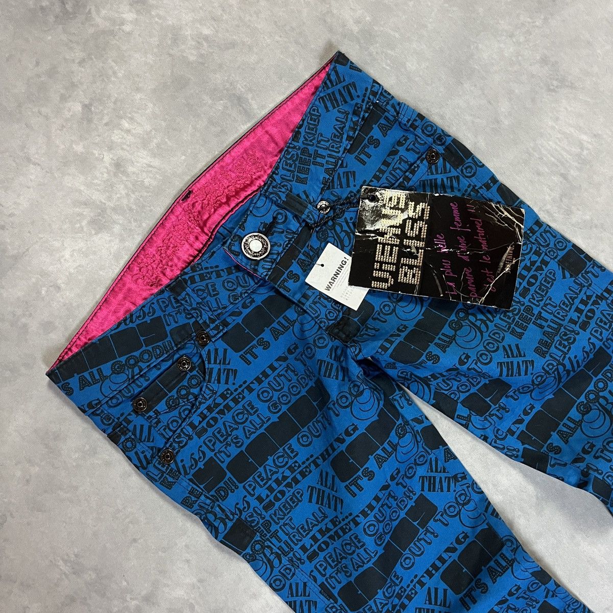 Edwin 2000s Something by Edwin “Vienus Bliss” All-Over Print Size 30" / US 8 / IT 44 - 2 Thumbnail