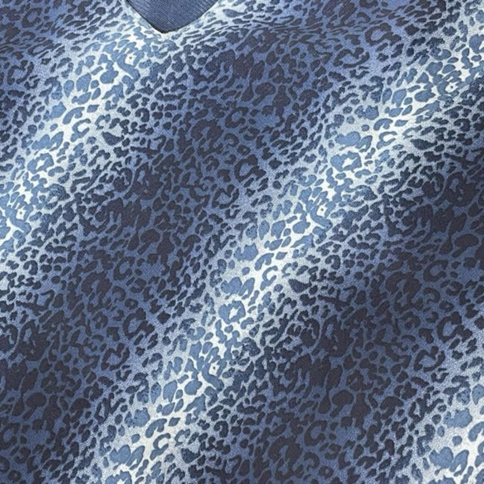 Other Wild Thyme Blue Ombre Leopard Sheath Dress with Shawl 16 Size XXL / US 16-18 / IT 52-54 - 8 Thumbnail