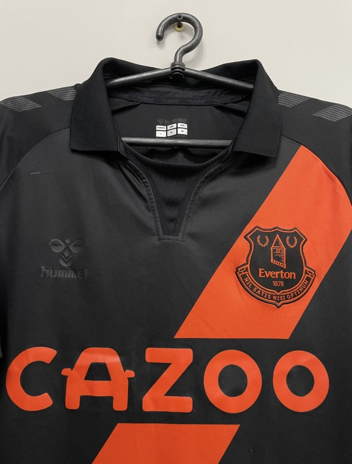 Hummel Everton 2021/2022 #22 Godfrey Away Football Shirt Jersey Size US M / EU 48-50 / 2 - 6 Thumbnail