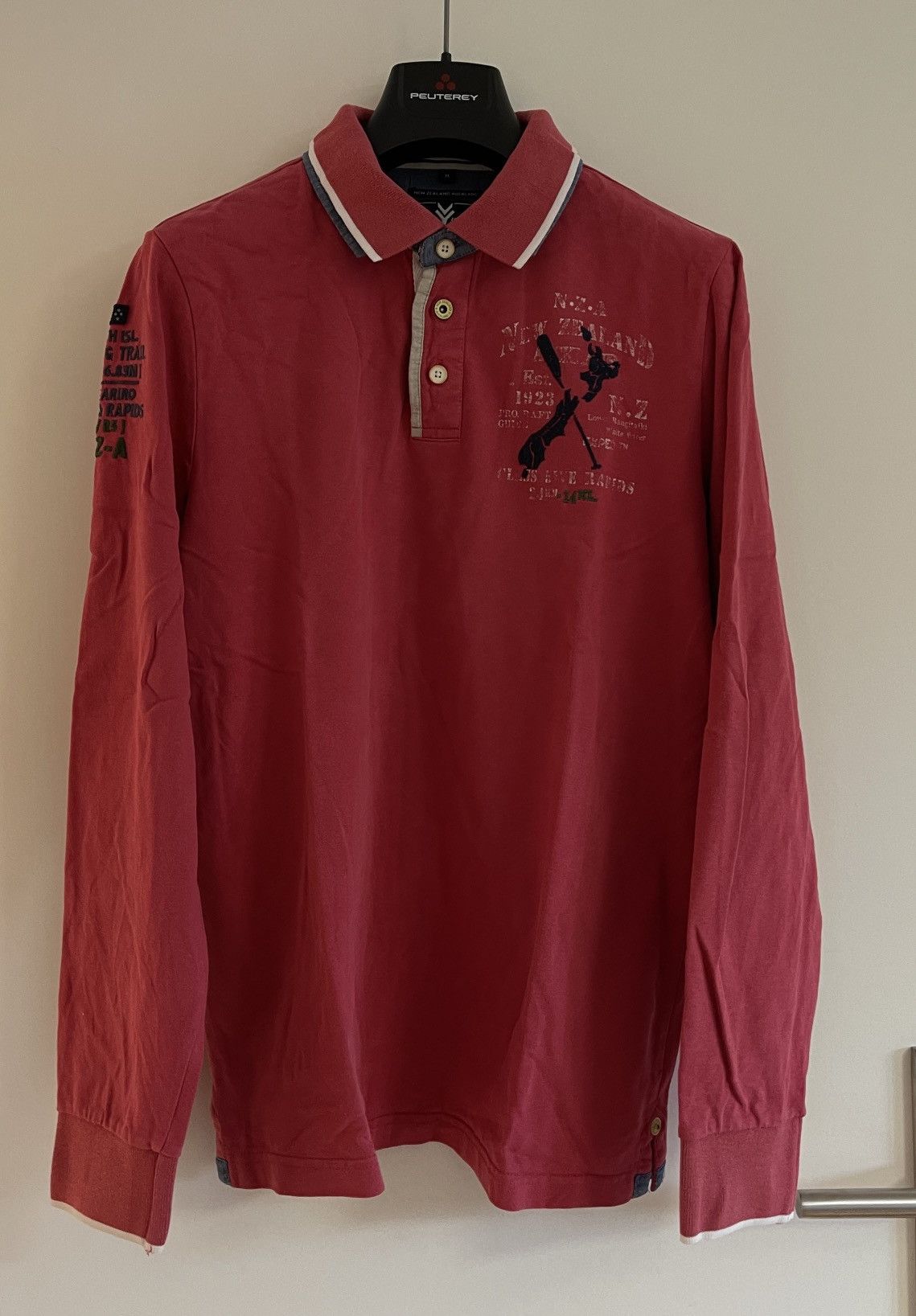Canterbury of New Zealand × New Zealand Outback NZA New Zealand Auckland Polo with Double Collar, Longsleeve Size US M / EU 48-50 / 2 - 2 Thumbnail