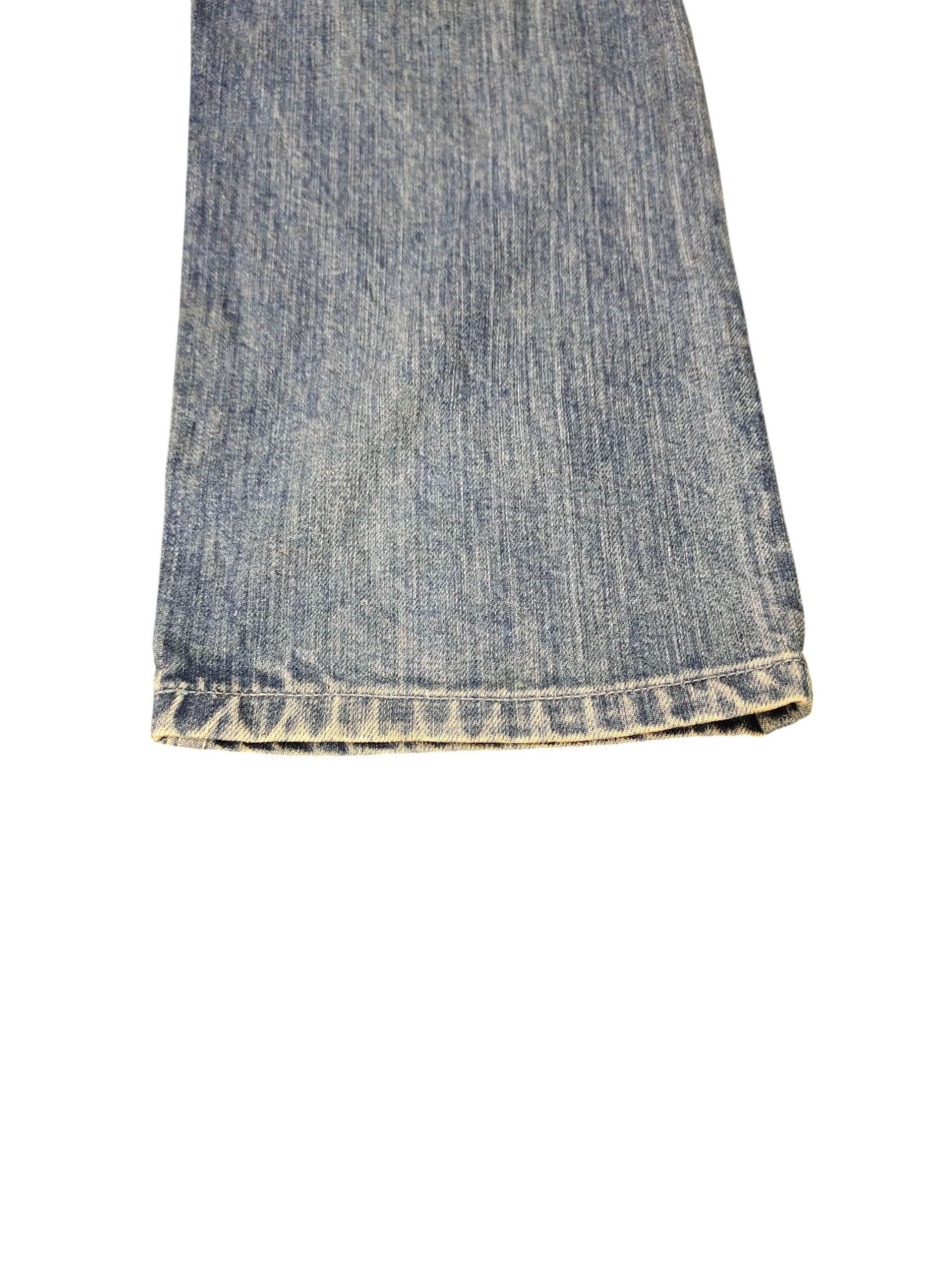 Comme des Garcons × Undercover Japanese Brand Ultra Violet Japan Clawmark Faded Denim Jeans Size US 34 / EU 50 - 5 Thumbnail