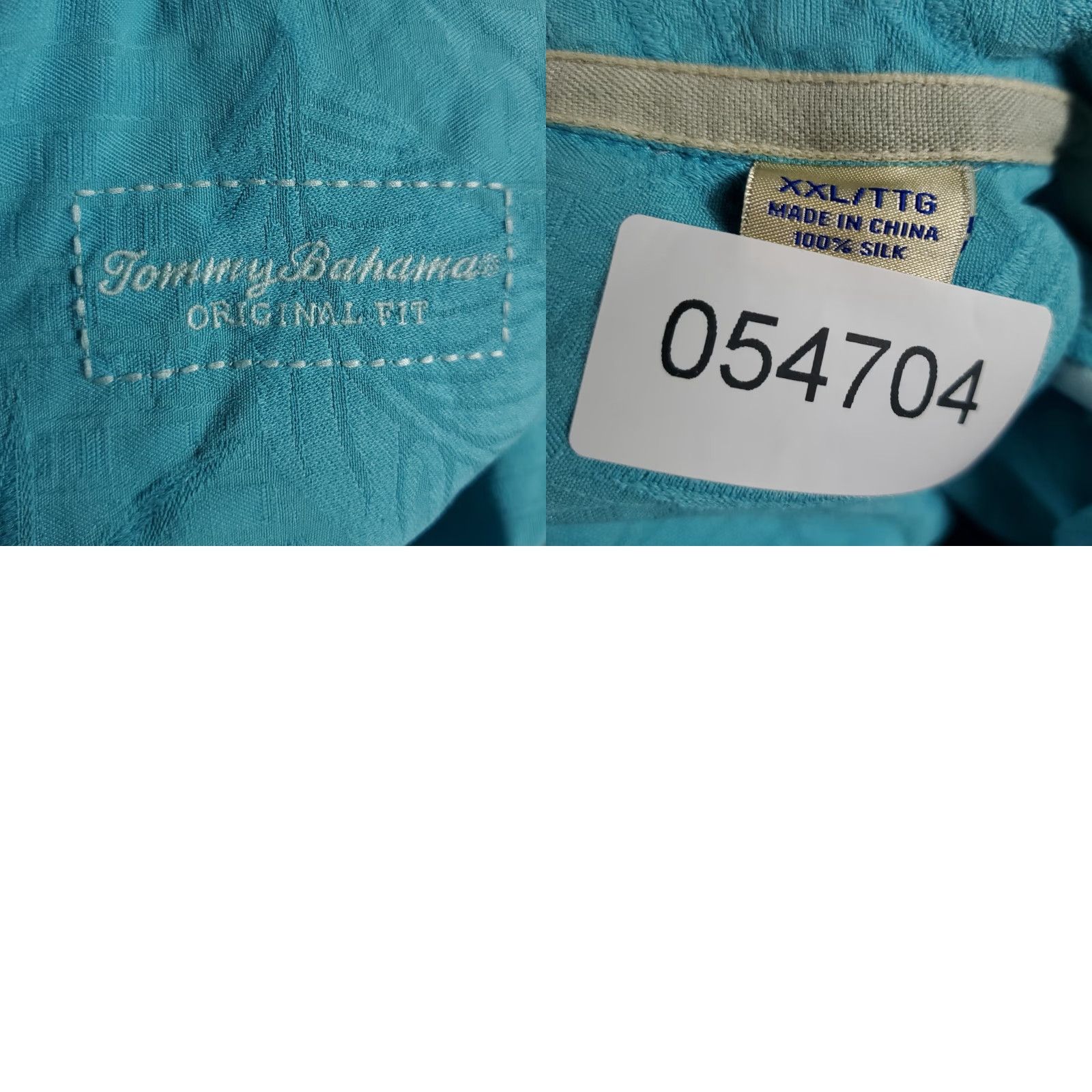 Tommy Bahama Tommy Bahama Shirt Mens 2XL Blue Hawaiian Button-Up Short Sleeve Silk, Casual, Silk, 2XL, Blue, Hawaiian, Tommy Bahama Mens Shirt Size US XXL / EU 58 / 5 - 8 Thumbnail