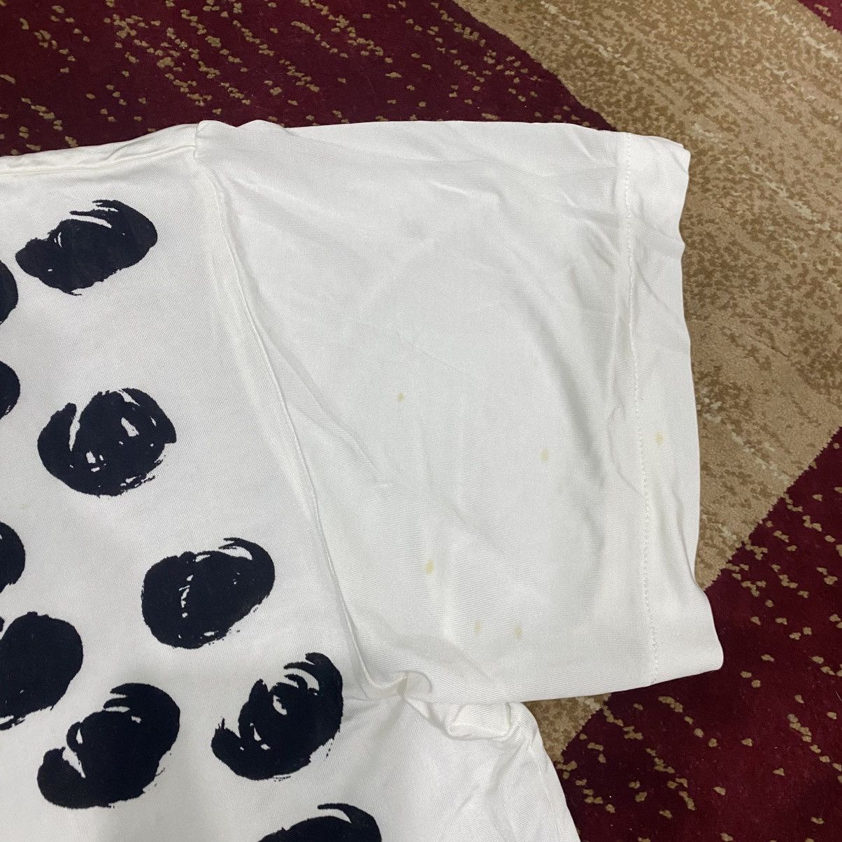 Comme des Garcons VINTAGE 1992 Comme Des Garçons Archive Polka Dot Tee Rayon Size US M / EU 48-50 / 2 - 4 Thumbnail