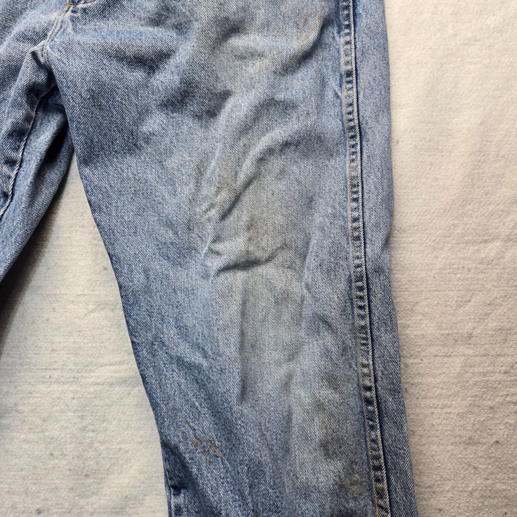 Wrangler Wrangler Regular Fit Jeans Medium Blue Denim Straight 38x34 Mens Size US 38 / EU 54 - 6 Thumbnail