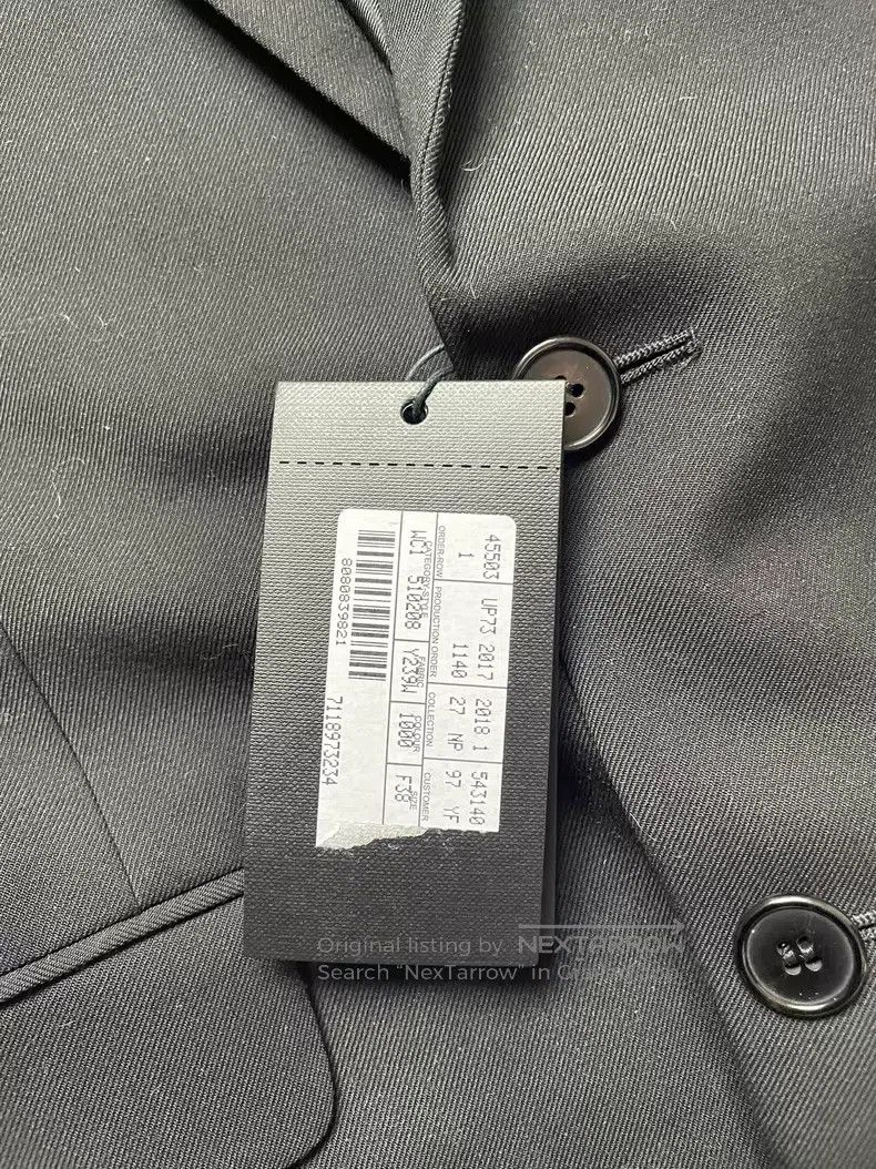 Saint Laurent Paris Saint Laurent Paris Black Notched Lapel Smoking Suit Size XS / US 0-2 / IT 36-38 - 3 Thumbnail
