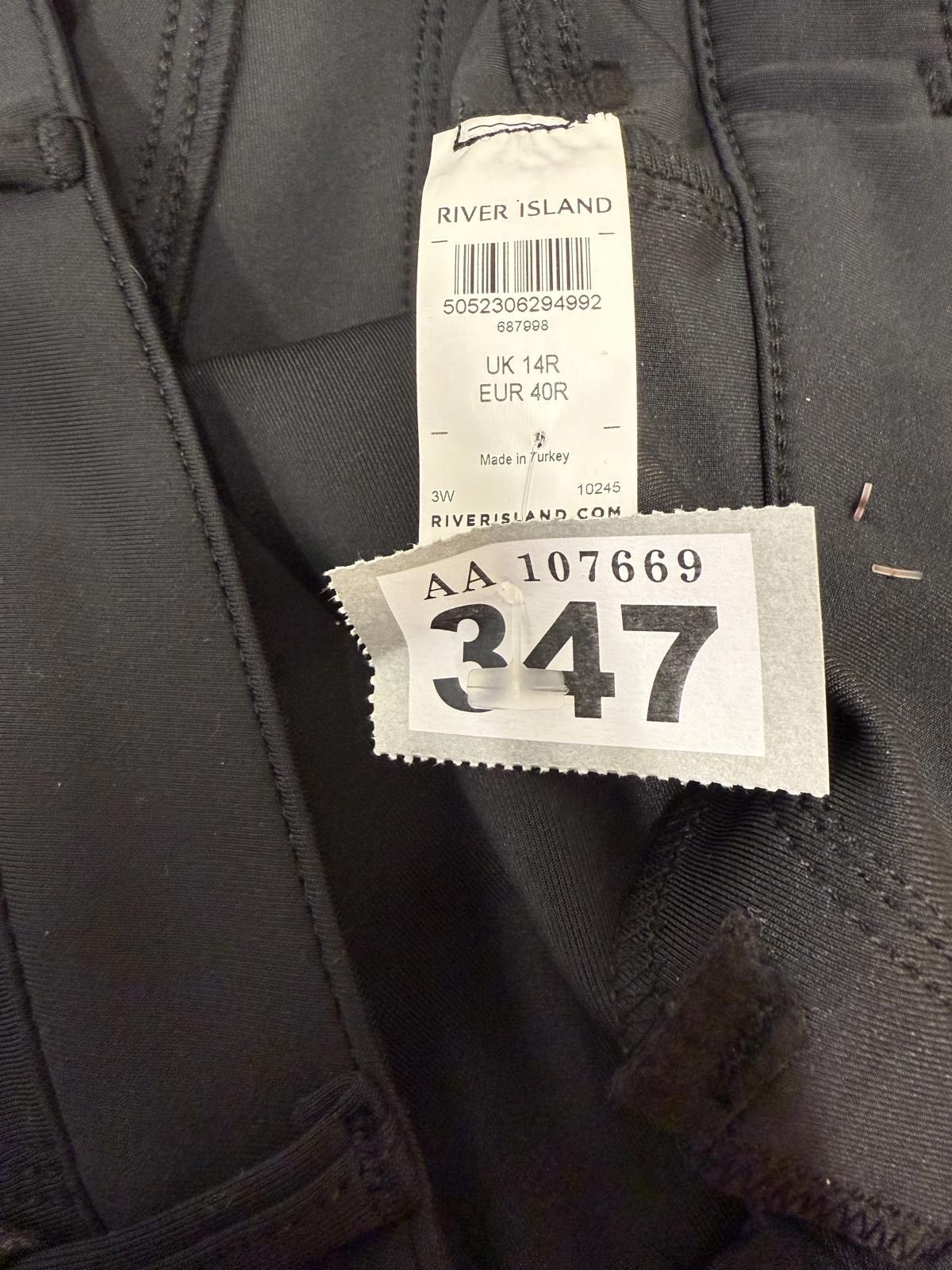 River Island River Island Women's Black Skinny Jeans Size 32" / US 10 / IT 46 - 4 Thumbnail