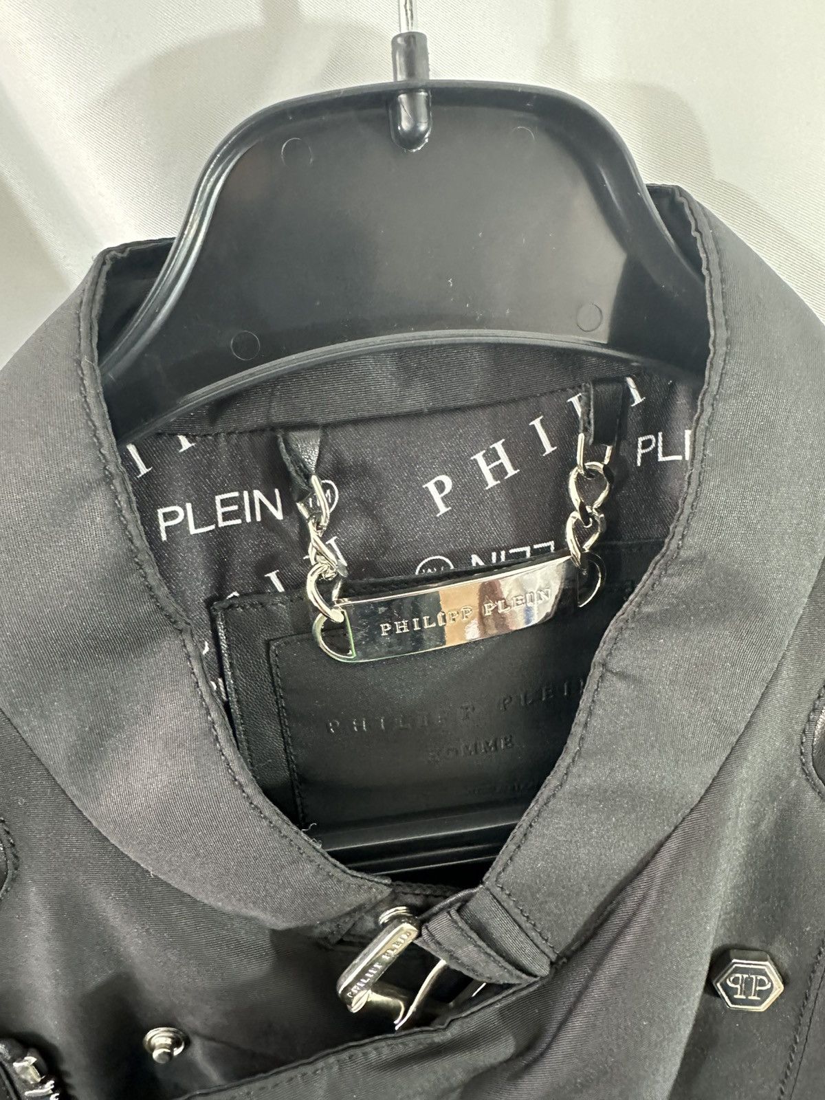 Philipp Plein Philipp Plein Biker Jacket Size US L / EU 52-54 / 3 - 4 Thumbnail