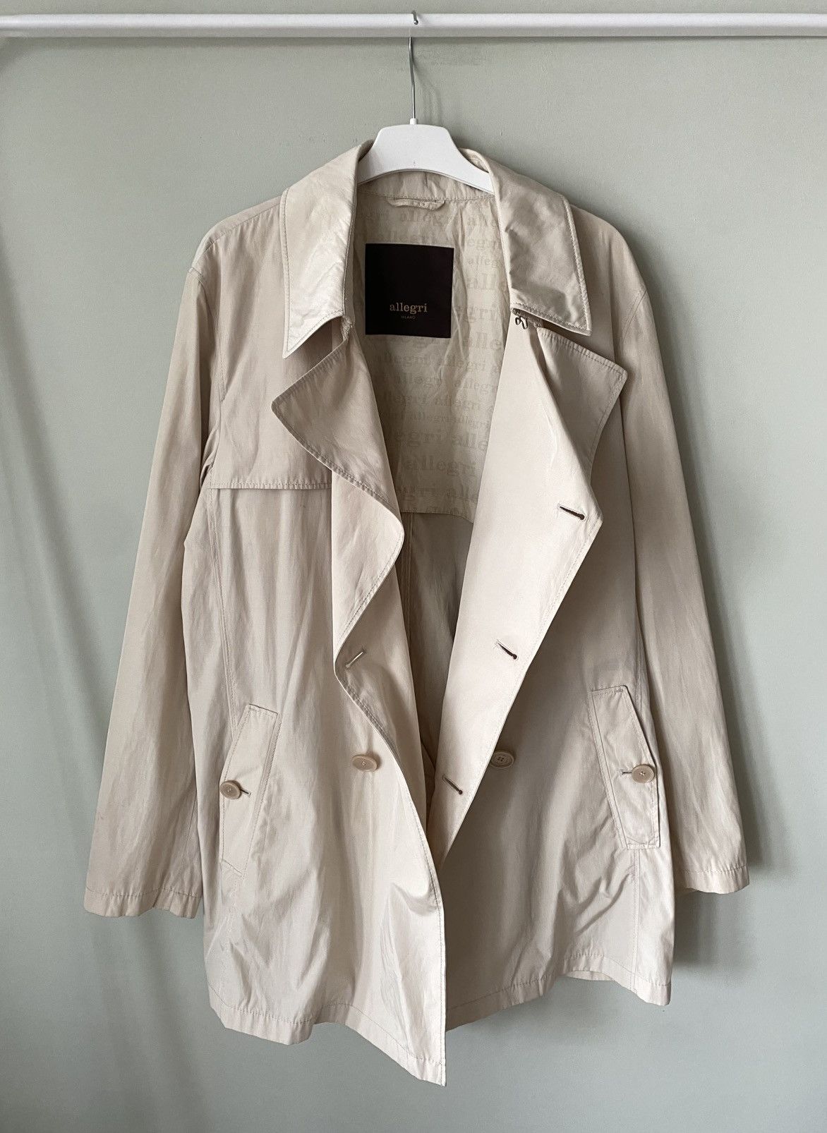 Allegri Allegri Nylon Trench shell Coat Size US L / EU 52-54 / 3 - 1 Thumbnail