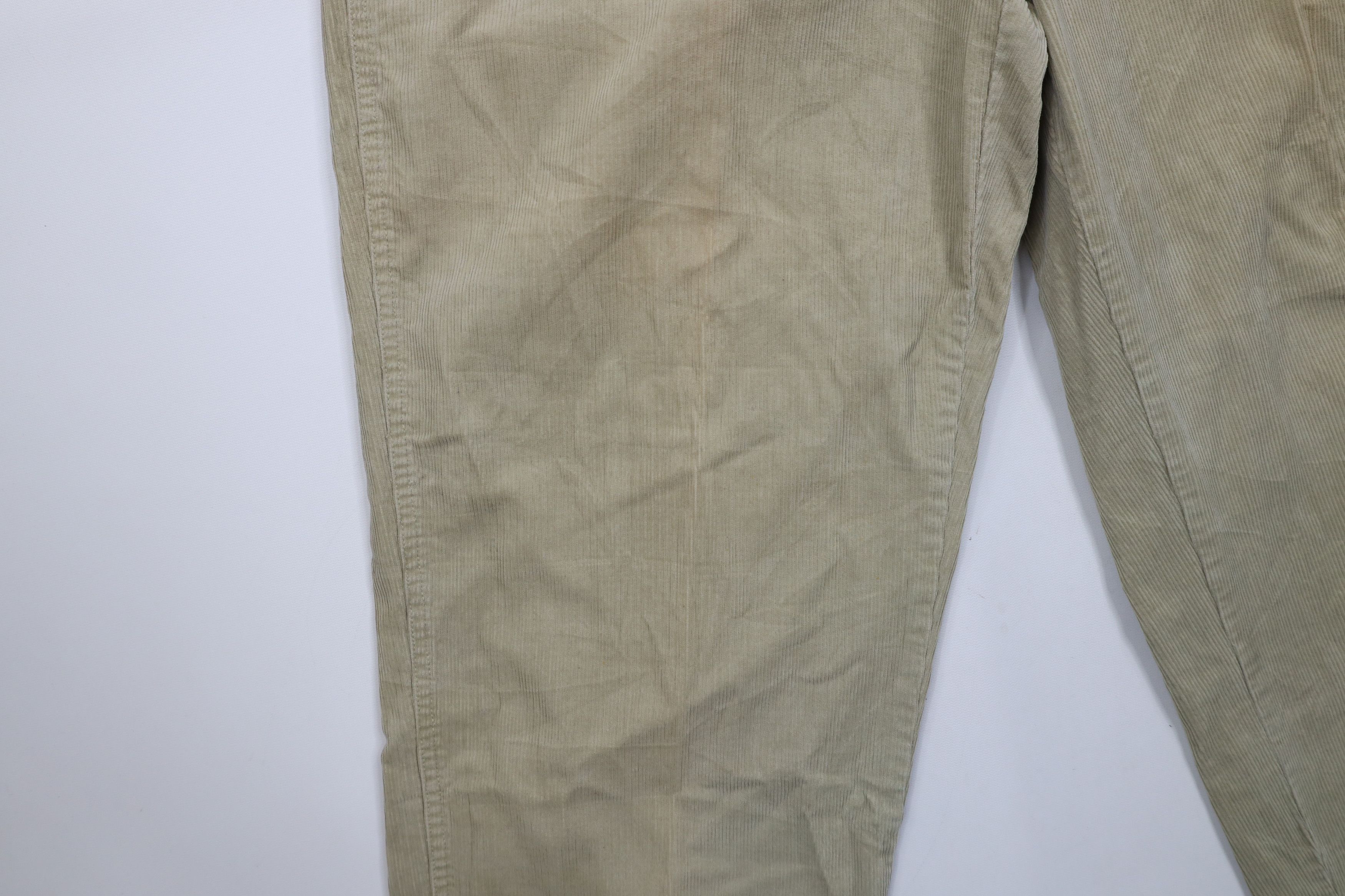 Polo Ralph Lauren × Vintage Vintage 90s Ralph Lauren Button Fly Wide Leg Corduroy Pants Size US 34 / EU 50 - 6 Thumbnail