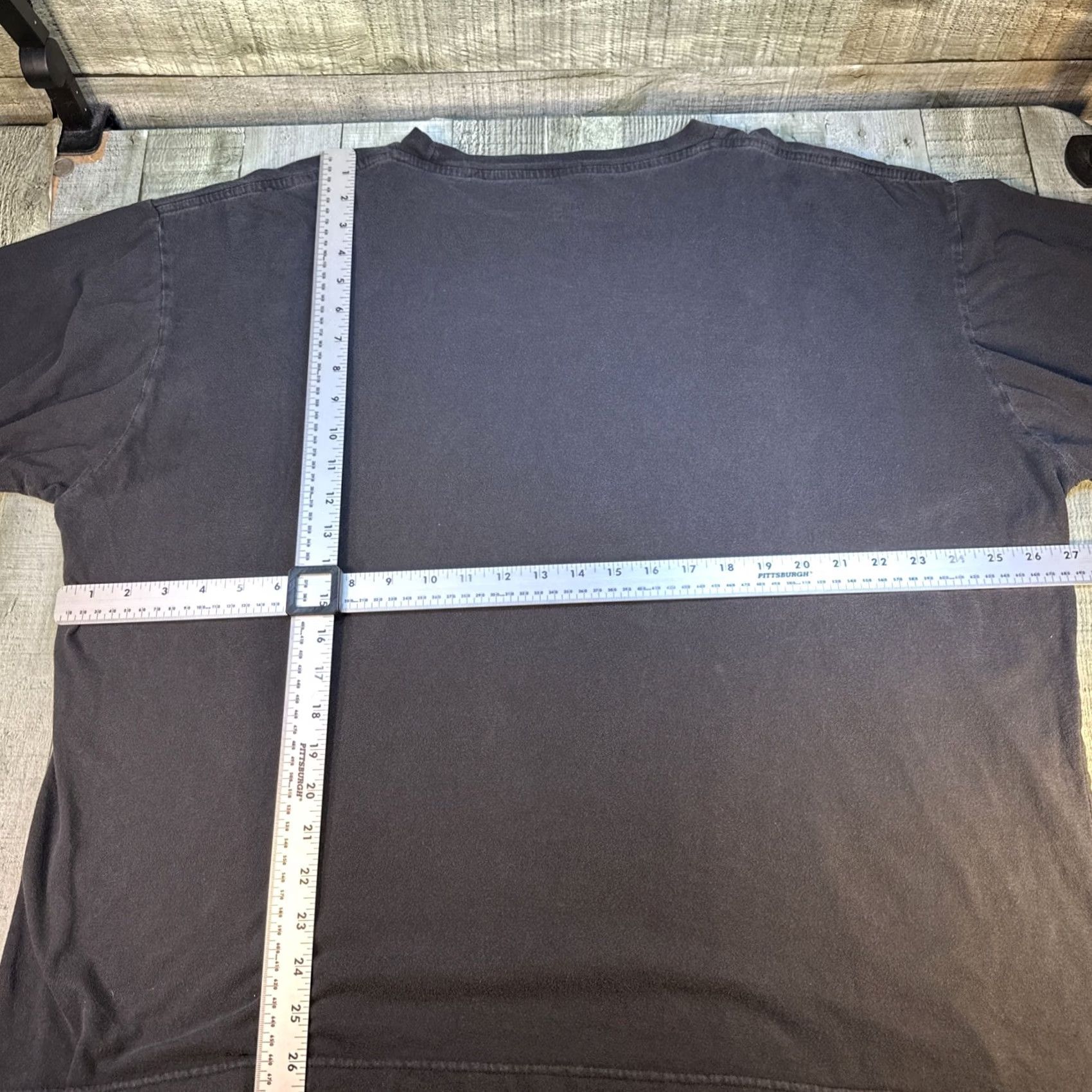 Logo 7 VINTAGE Jägermeister Promo T-Shirt XXL Black Distressed Logo Liquor Bar Tee Men XL? Size US XXL / EU 58 / 5 - 2 Thumbnail