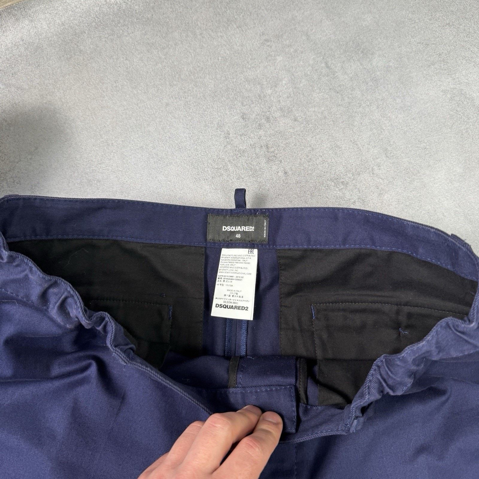 Dsquared2 Dsquared2 Blue Men Chino Pants Size 48 Jeans Size US 32 / EU 48 - 23 Thumbnail