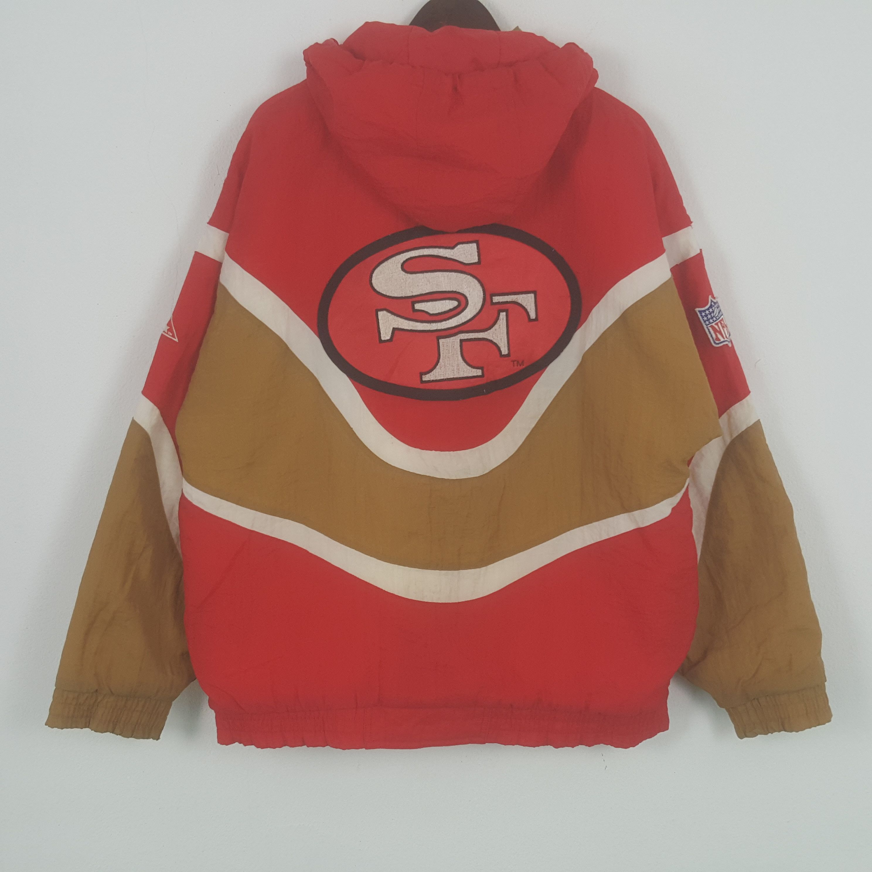 NFL × Vintage Vintage San Francisco 49ers NFL Windbreaker Bomber Jacket Size US XXL / EU 58 / 5 - 1 Thumbnail