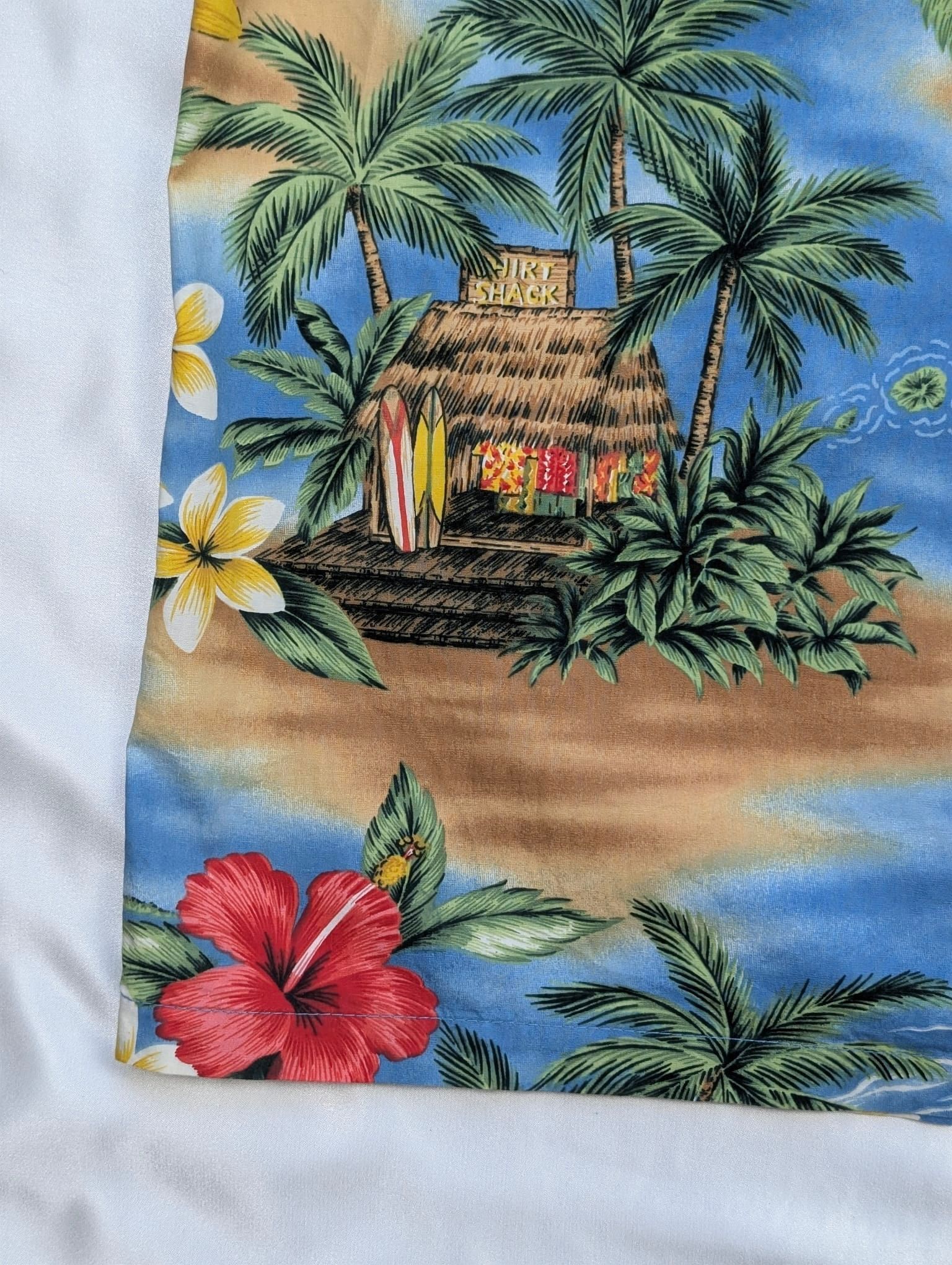 Vintage RJC Hawaii USA Shirt woody surf car summer vintage fullprint Size US L / EU 52-54 / 3 - 9 Thumbnail