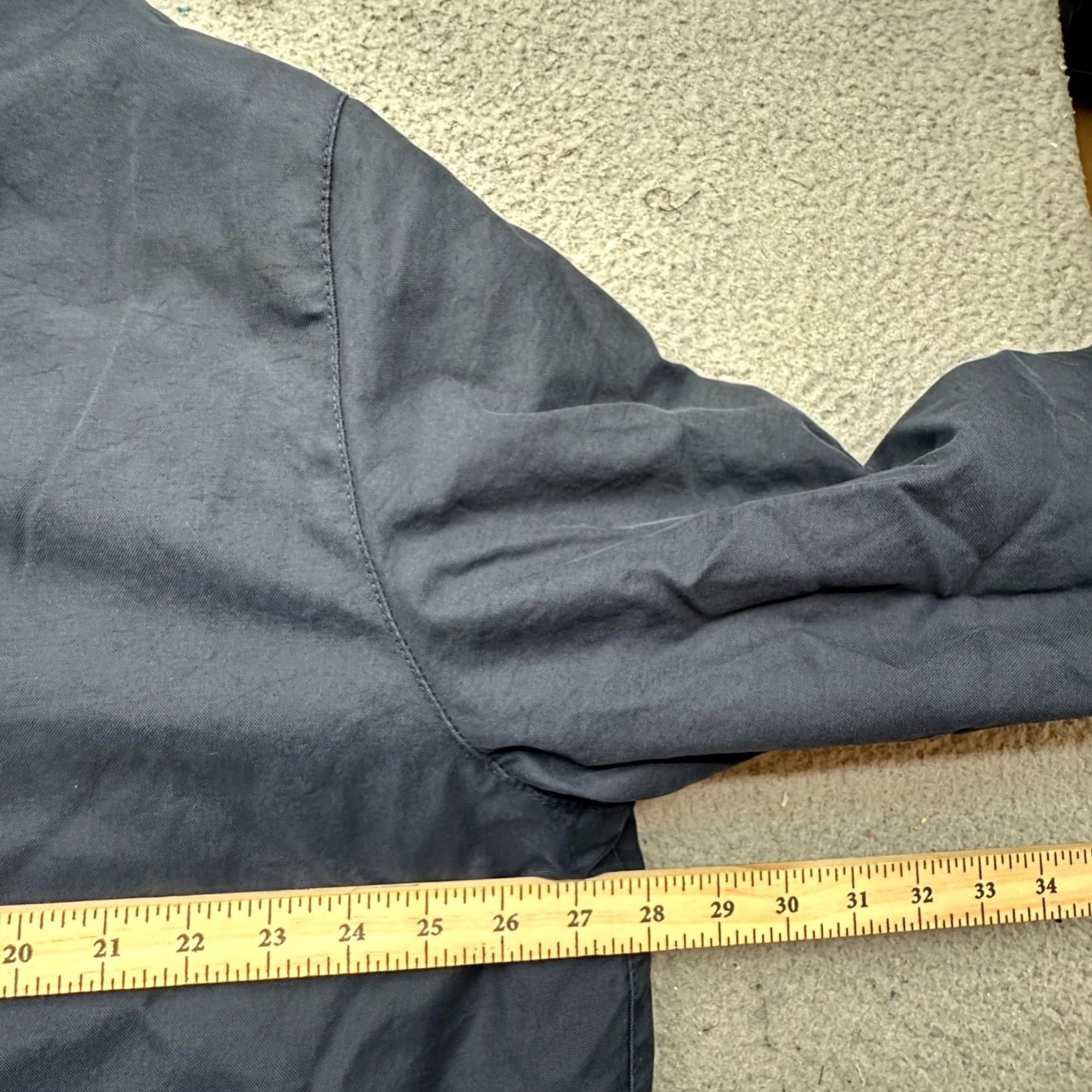 J.Crew J.CREW Jacket Men XL Navy Blue Fleece Lined Field Full Zip Utility Coat/Cotton Nylon Zipper Pockets Hooded Long Casual Outdoor Size US XL / EU 56 / 4 - 6 Thumbnail