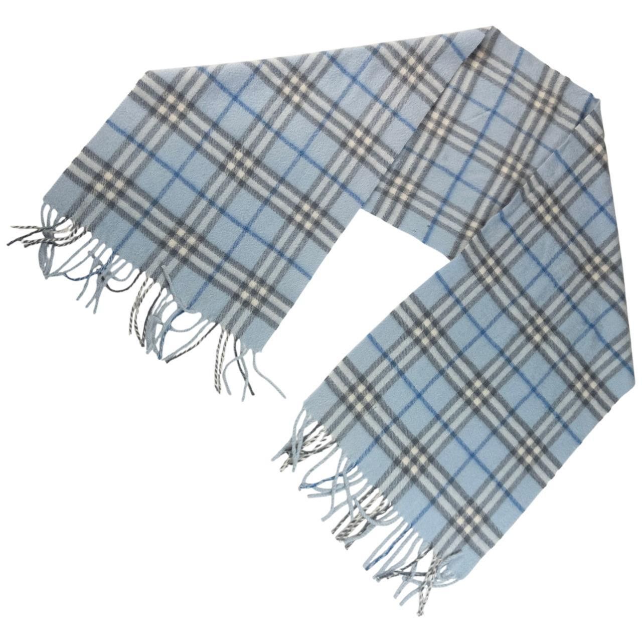 Burberry Vintage Burberry Cashmere Nova Check Tassel Scarf Size ONE SIZE - 5 Thumbnail